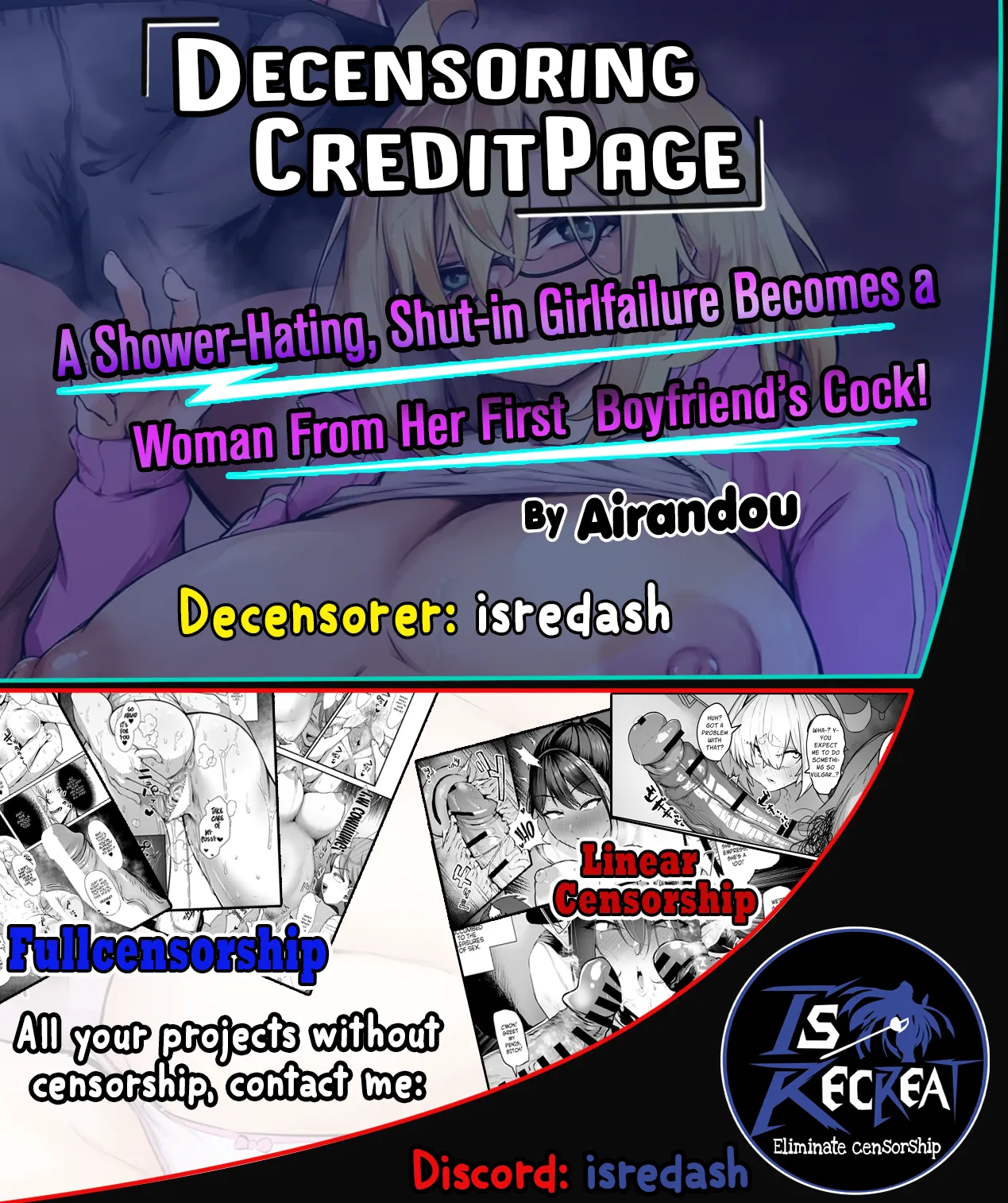 A Shower-Hating, Shut-in Girlfailure Becomes a Woman From Her First Boyfriend’s Cock! page 53
