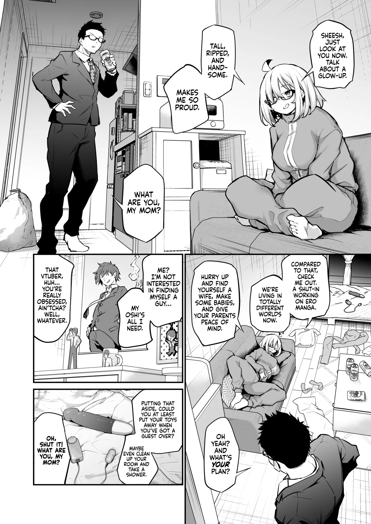 A Shower-Hating, Shut-in Girlfailure Becomes a Woman From Her First  Boyfriend’s Cock! page 5