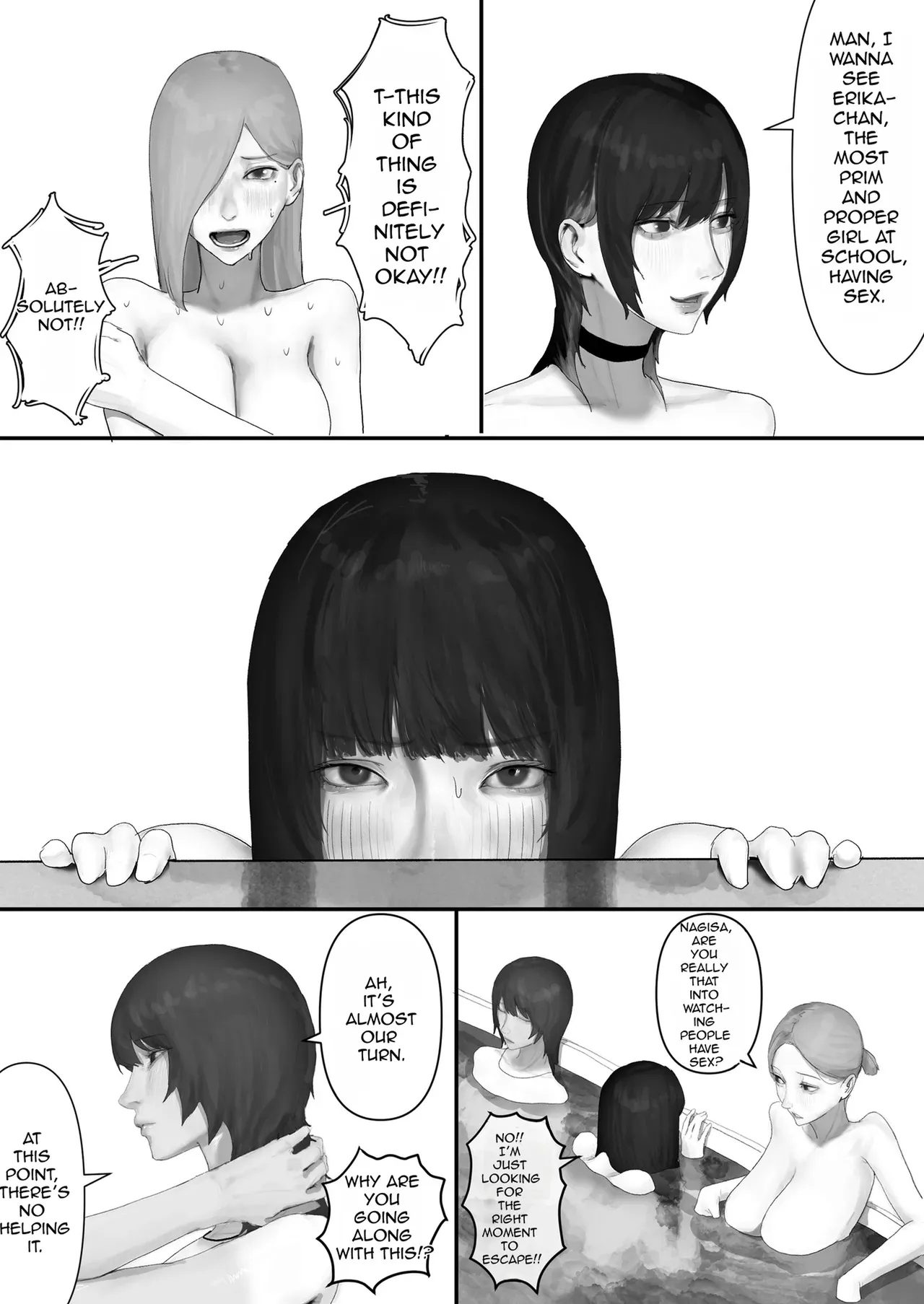 A shy, nerdy guy gets dragged by his little sister to a school trip page 115