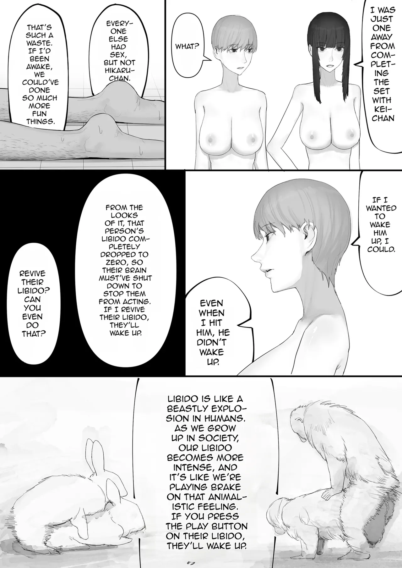 A shy, nerdy guy gets dragged by his little sister to a school trip page 179
