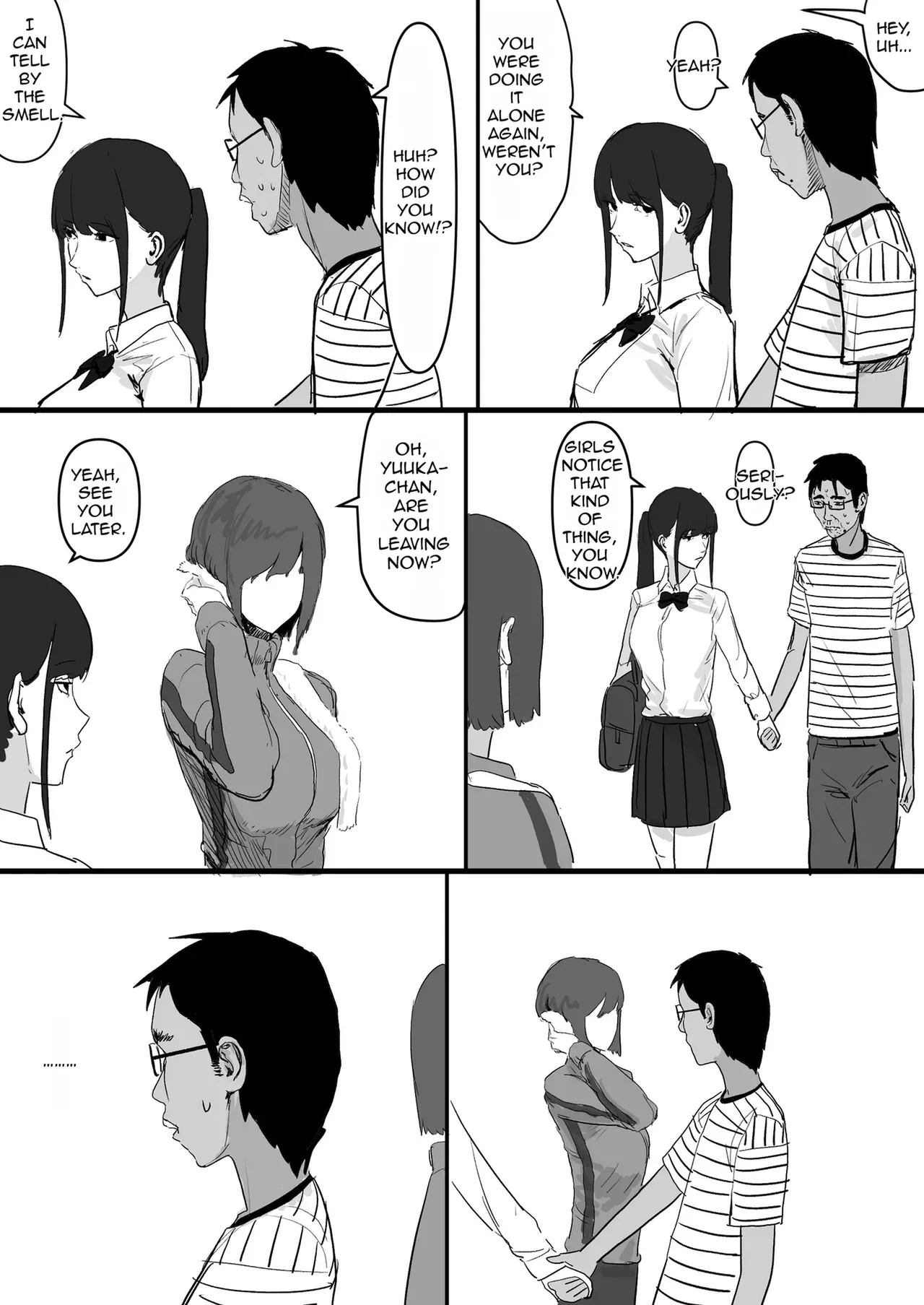 A shy, nerdy guy gets dragged by his little sister to a school trip page 25