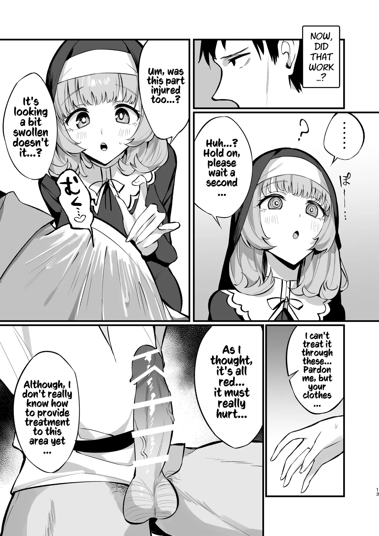 A Sister's Absolute Defeat: Until an Innocent Nun Enters Heat and Indulges in Passionate Mating Sex page 13