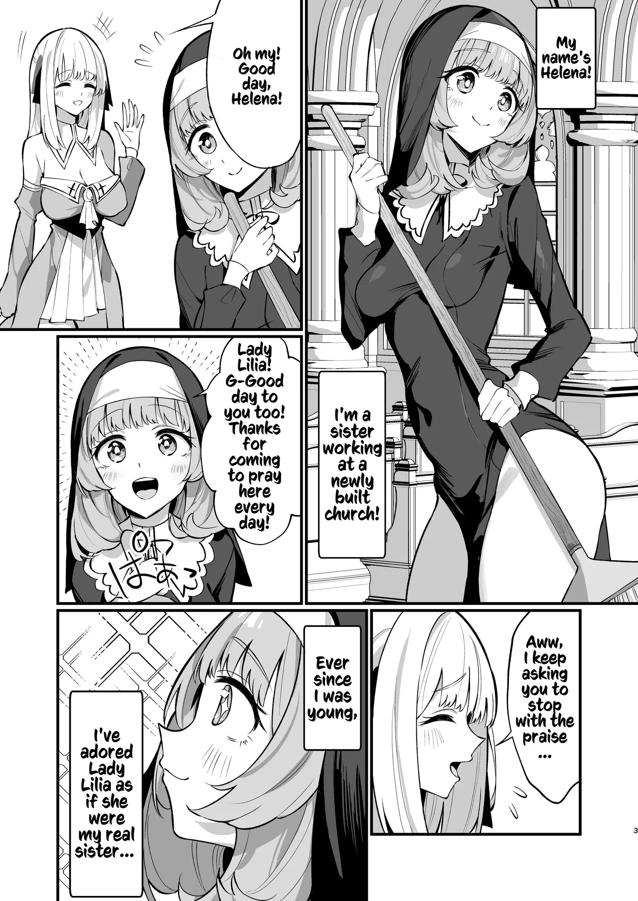 A Sister's Absolute Defeat: Until an Innocent Nun Enters Heat and Indulges in Passionate Mating Sex page 3