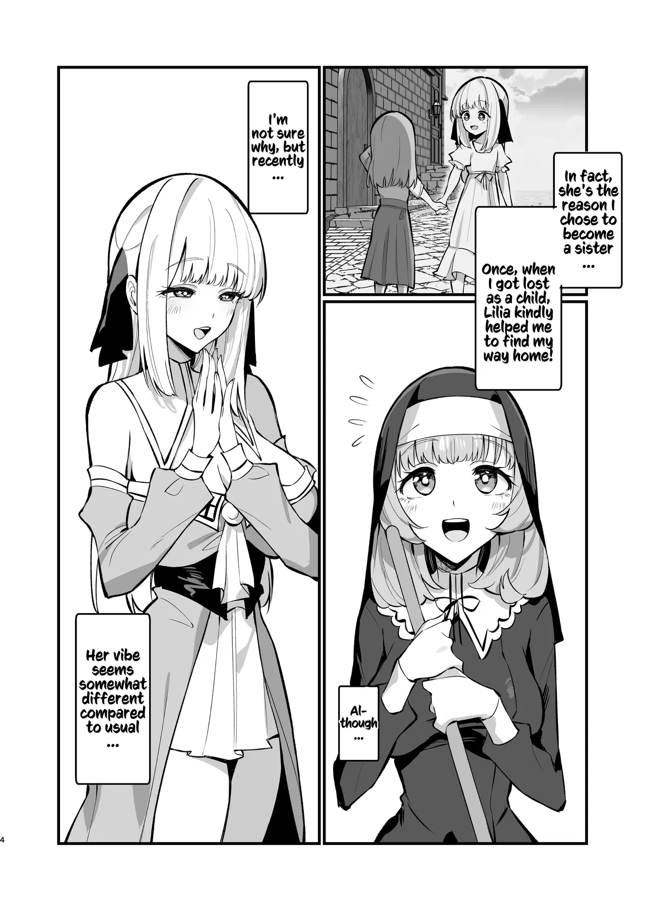A Sister's Absolute Defeat: Until an Innocent Nun Enters Heat and Indulges in Passionate Mating Sex page 4