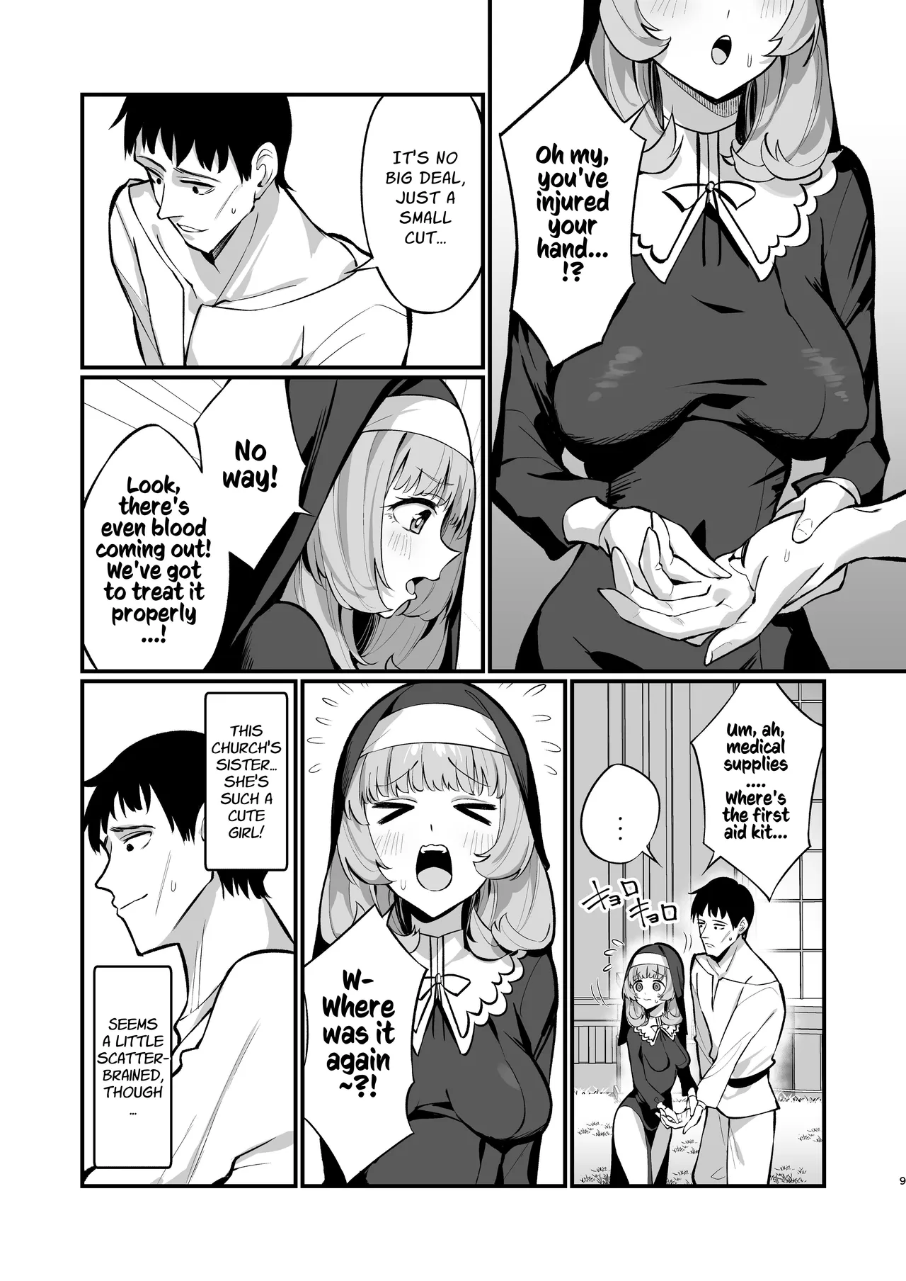 A Sister's Absolute Defeat: Until an Innocent Nun Enters Heat and Indulges in Passionate Mating Sex page 9