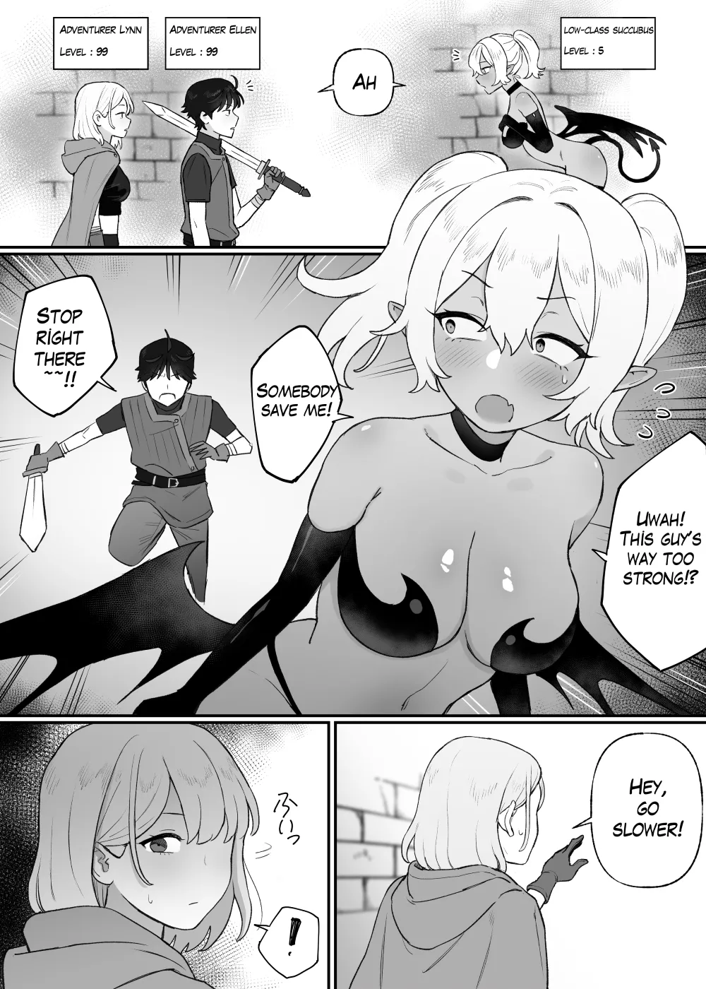 A Slave of a Low-Class Succubus Ch. 1-2 page 2