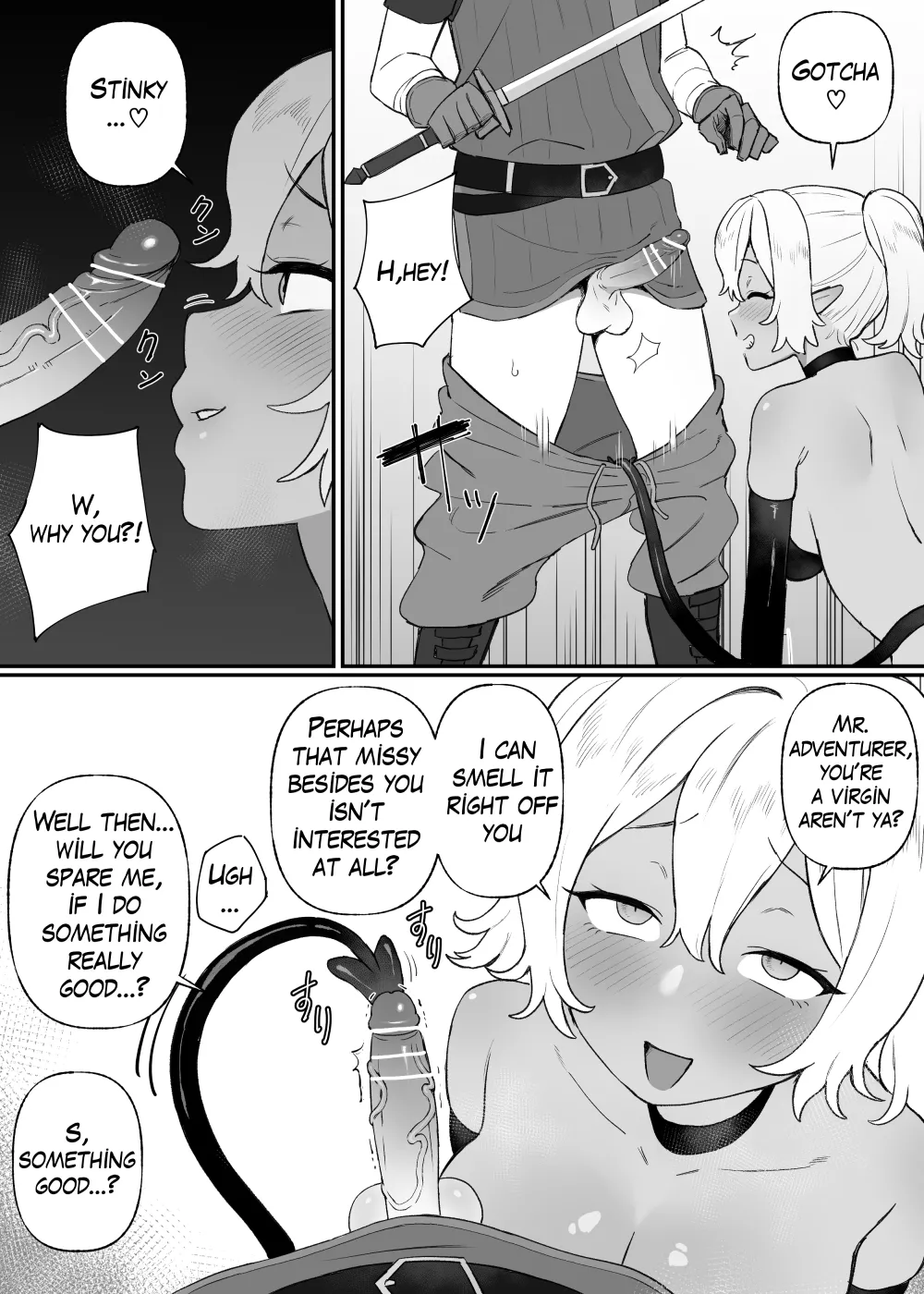 A Slave of a Low-Class Succubus Ch. 1-2 page 4