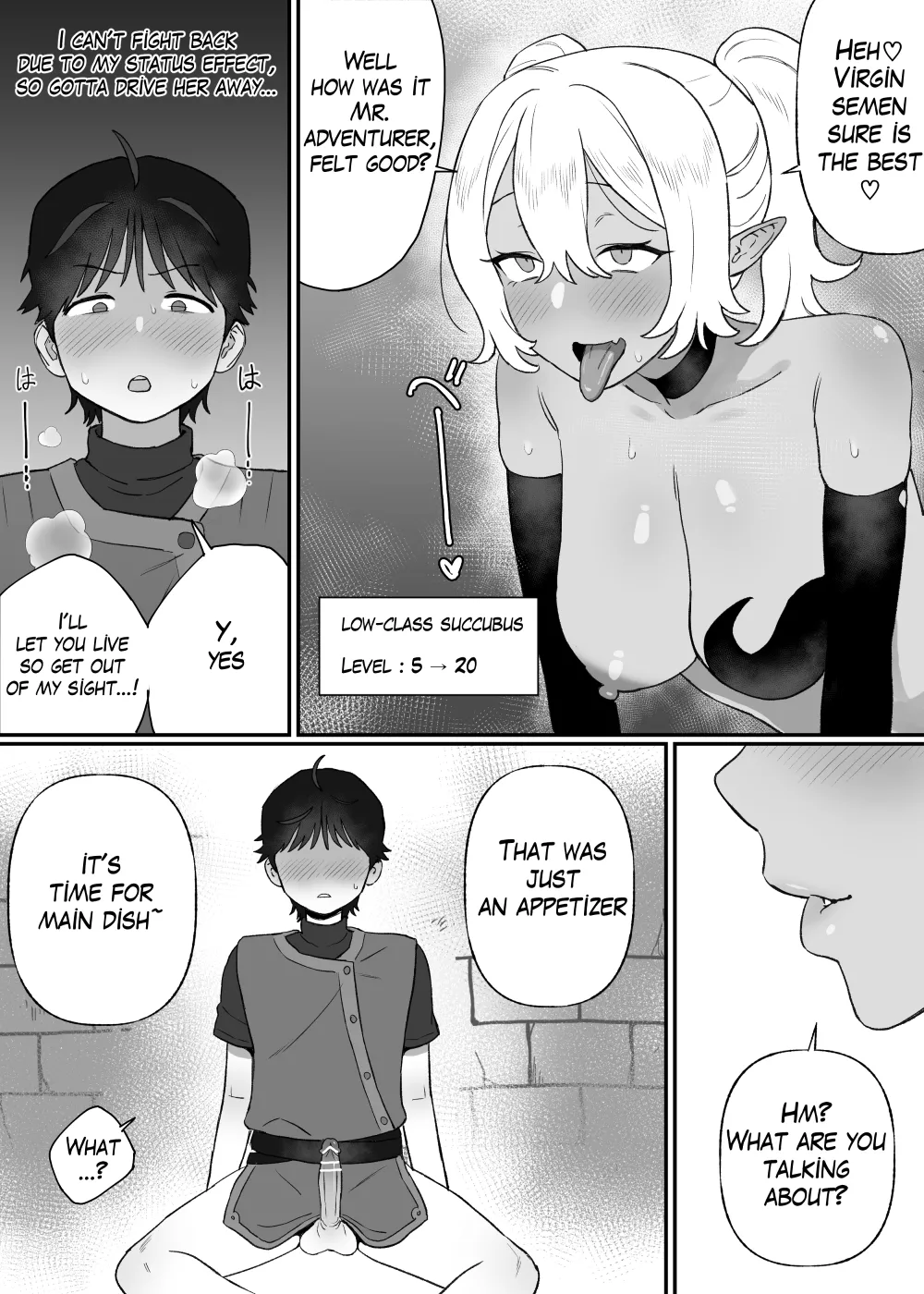 A Slave of a Low-Class Succubus Ch. 1-2 page 8
