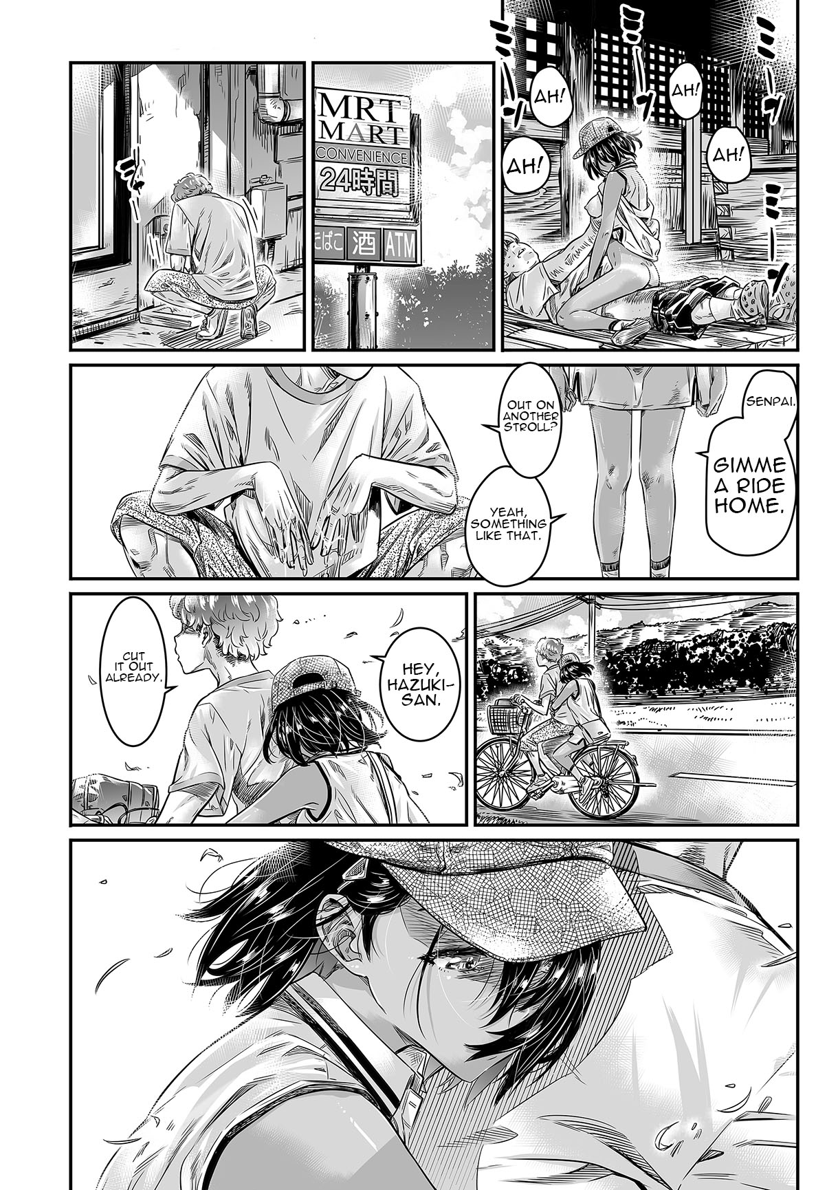 A Slutty Girl Who Was Tanning Seduced Her Virgin Senpai Into Outdoor Sex 2 page 11