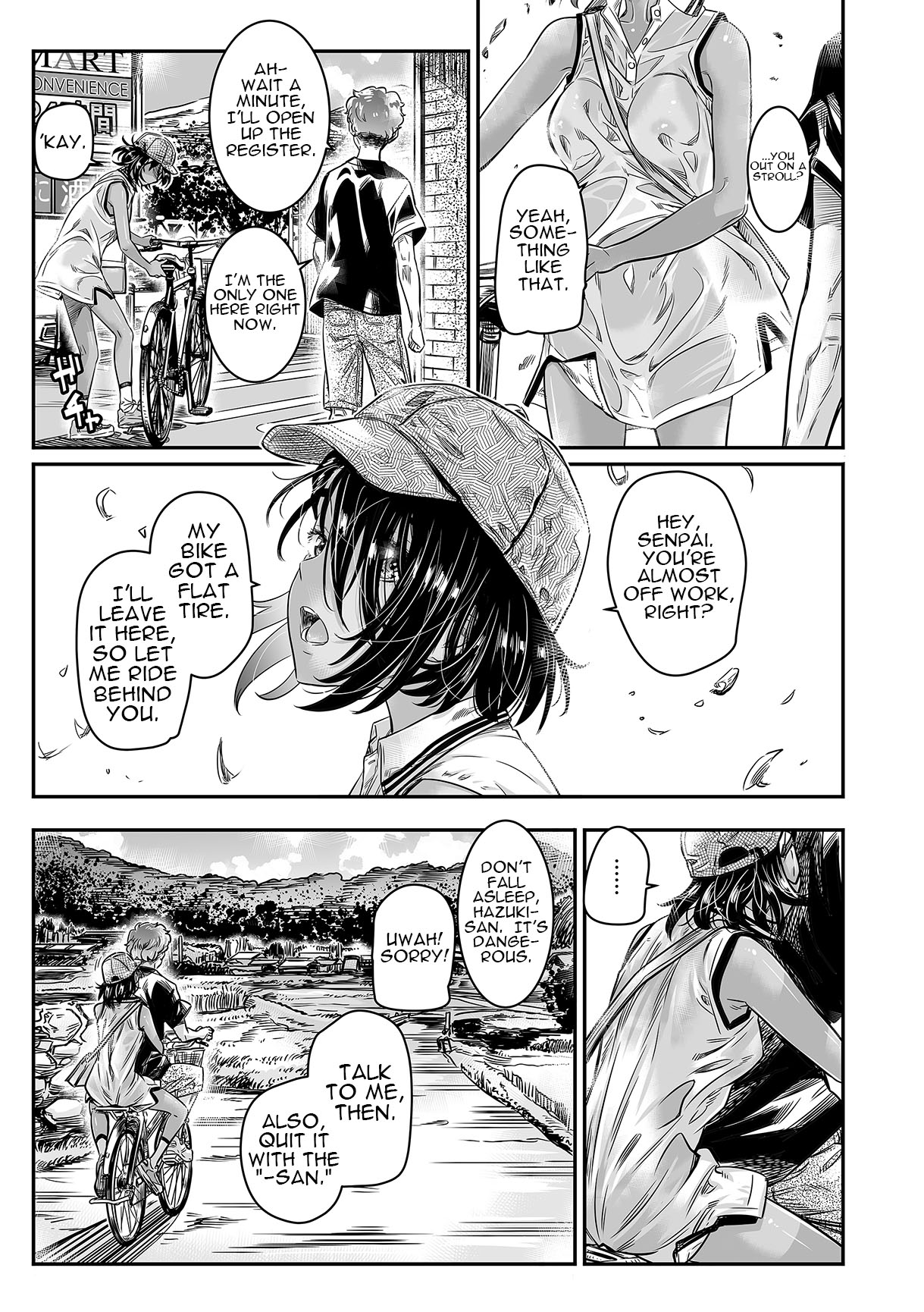 A Slutty Girl Who Was Tanning Seduced Her Virgin Senpai Into Outdoor Sex 2 page 6