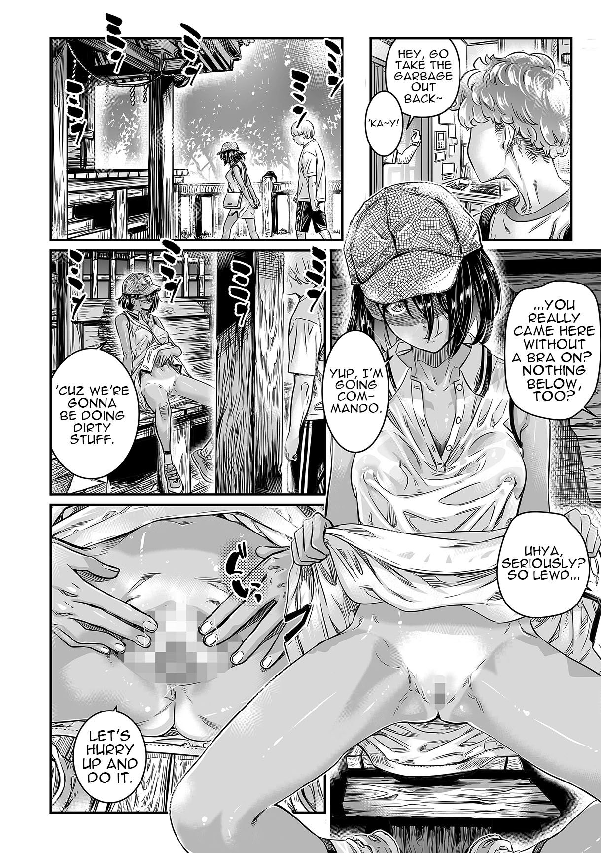 A Slutty Girl Who Was Tanning Seduced Her Virgin Senpai Into Outdoor Sex 2 page 9