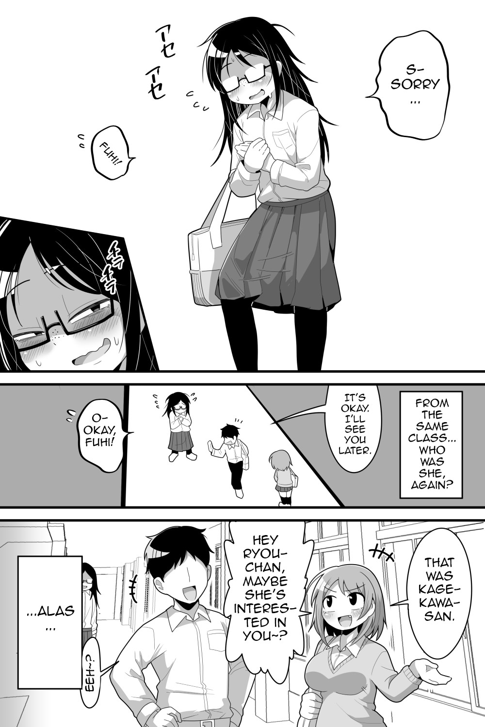 A Story About a Gloomy Futanari Girl page 3