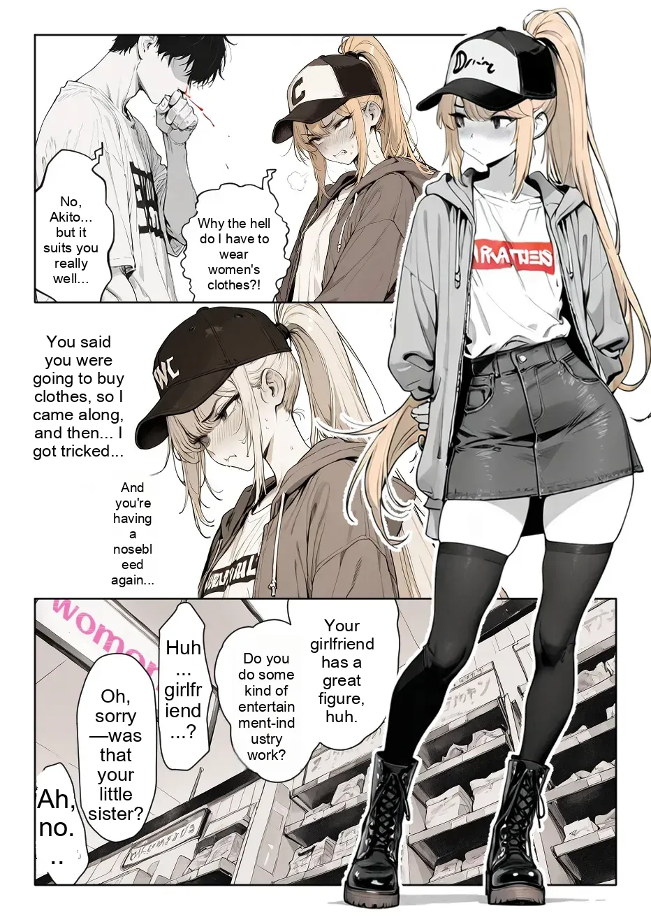 A story about a guy who makes his best friend wear sexy outfits that suit his taste and has all sorts of fun with him page 4