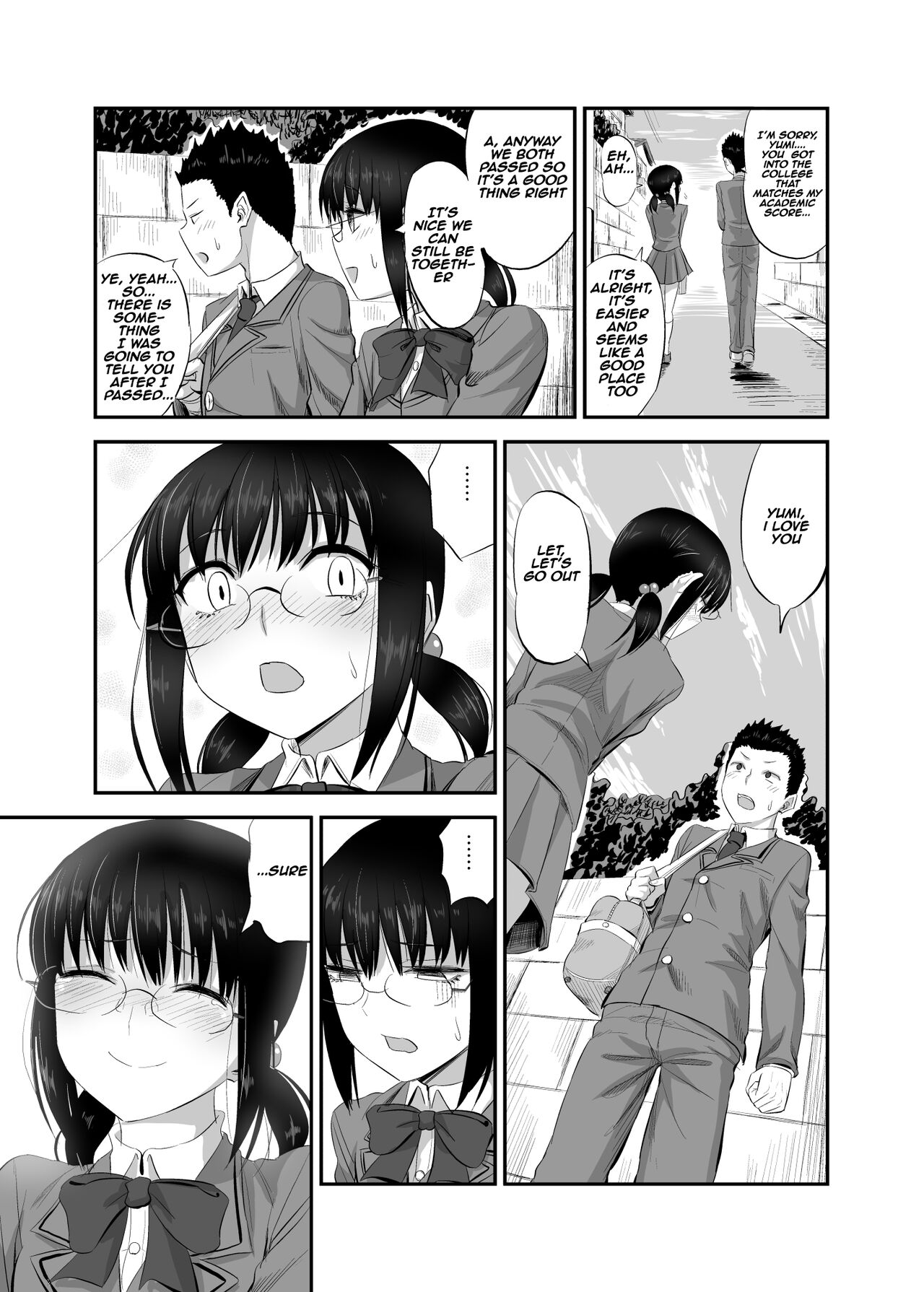 A story about a plain and serious childhood friend who was toyed with by the delinquent page 18