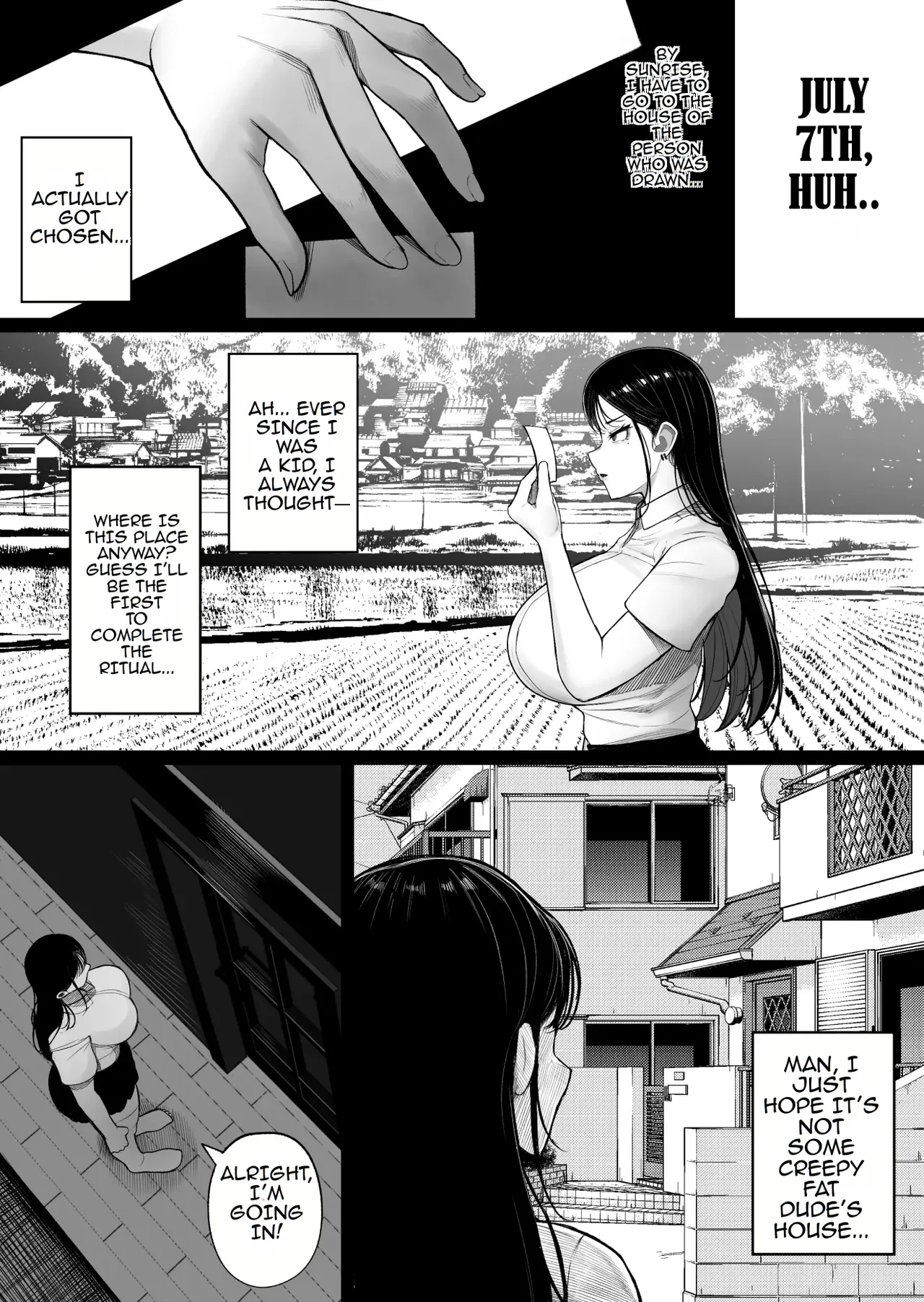 A Story About Fucking a Big-Titted Delinquent Because of Village Traditions page 8