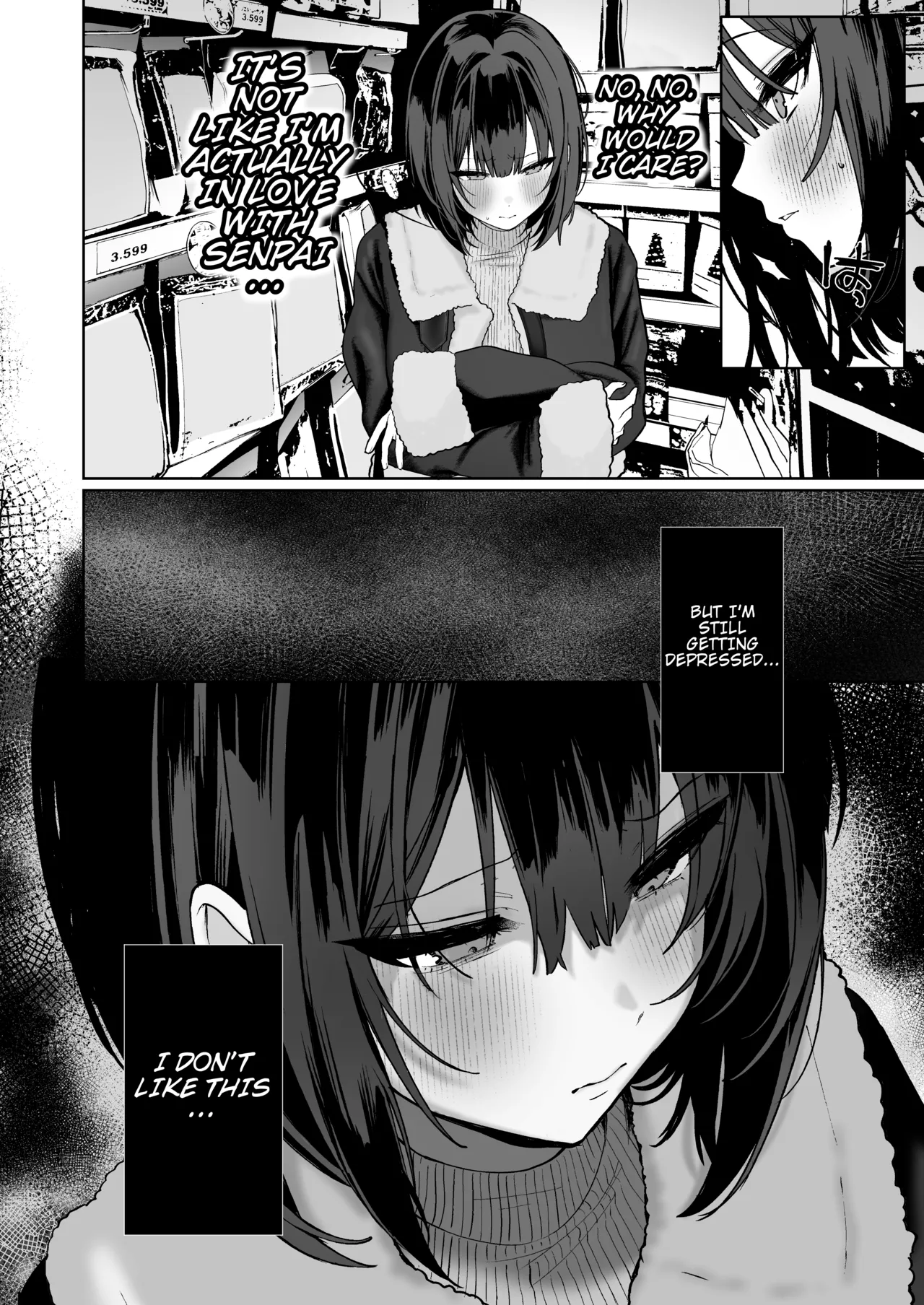 A story about having non-stop cheating sex with the kind of woman no boyfriend should be hanging around with. page 39