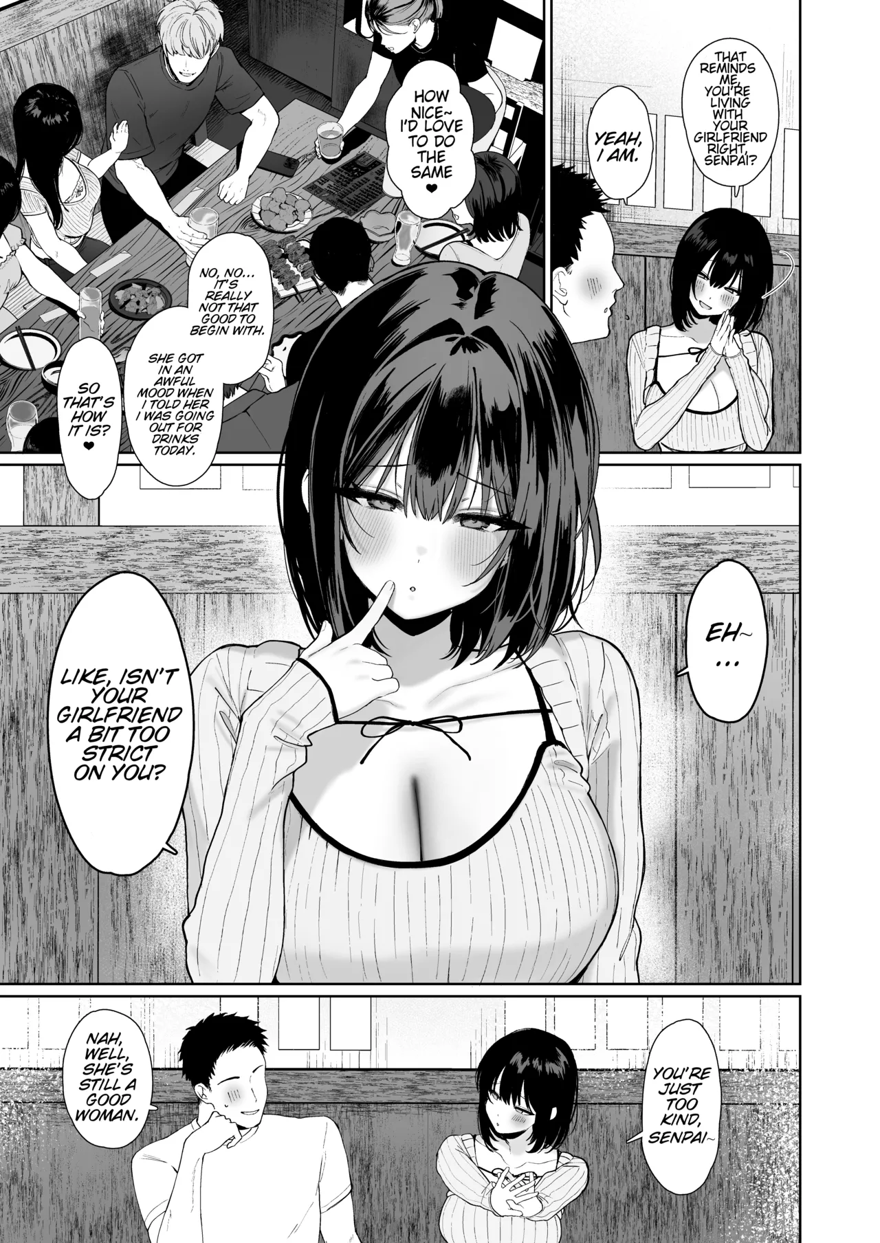 A story about having non-stop cheating sex with the kind of woman no boyfriend should be hanging around with. page 4