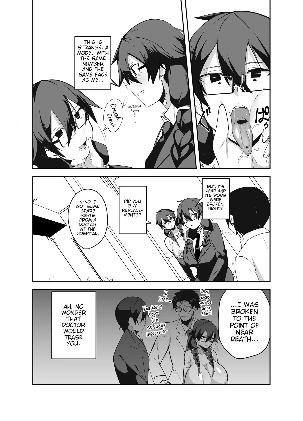 A Story About Having Pussy-Onahole Sex With Android Childhood Friends page 6