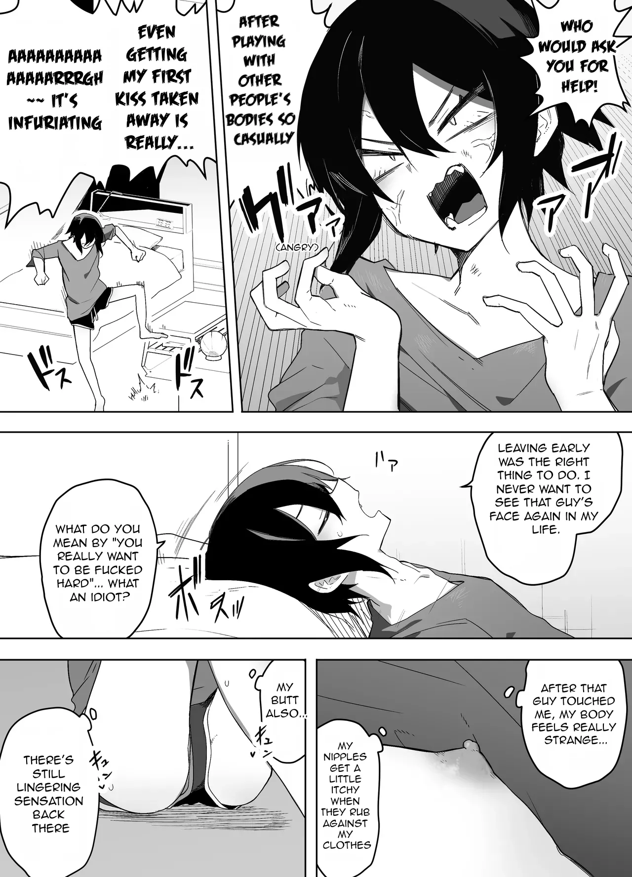 A story about how a straight guy like me gets targeted by a classmate and turned into a woman page 17