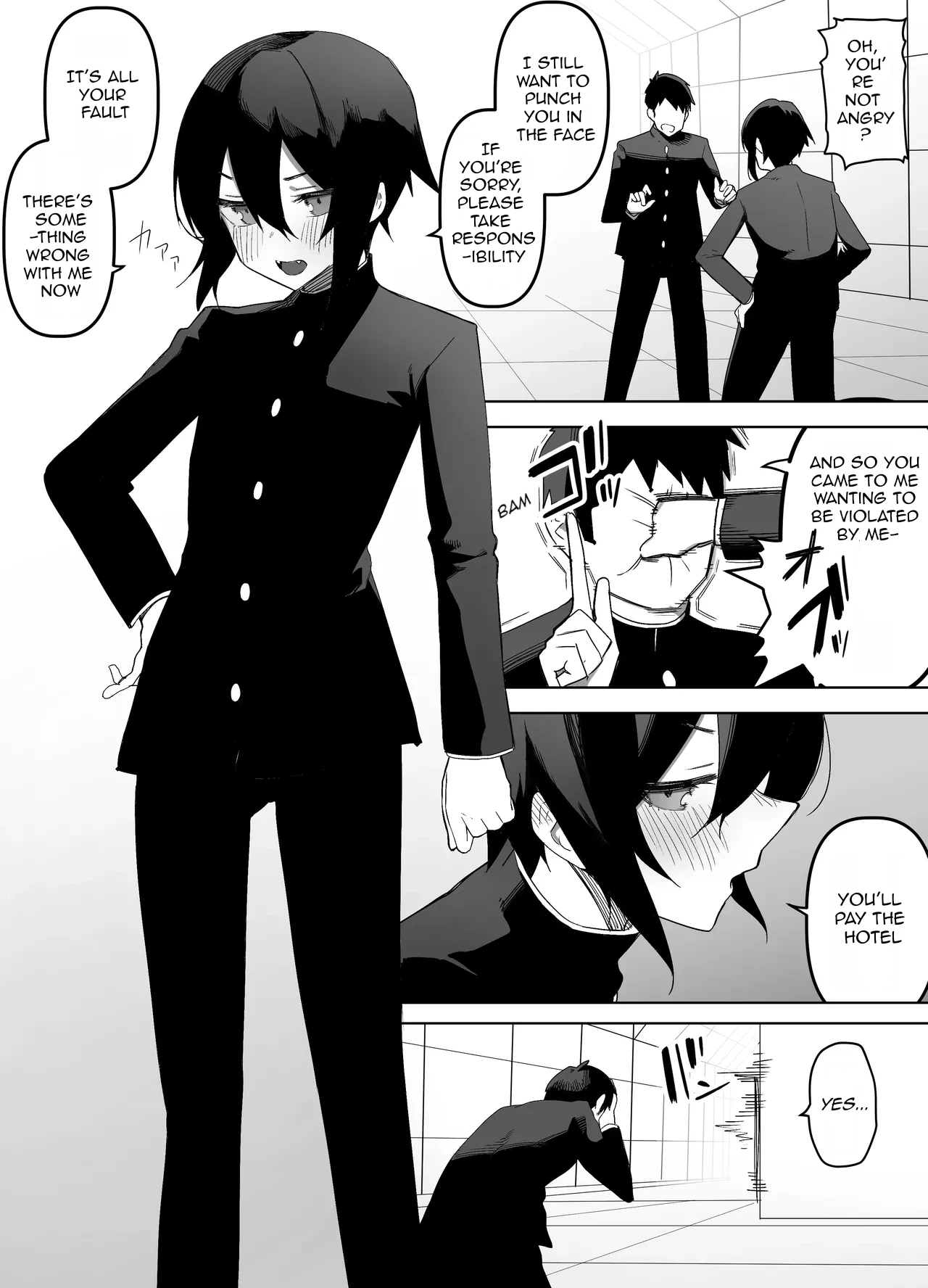 A story about how a straight guy like me gets targeted by a classmate and turned into a woman page 22