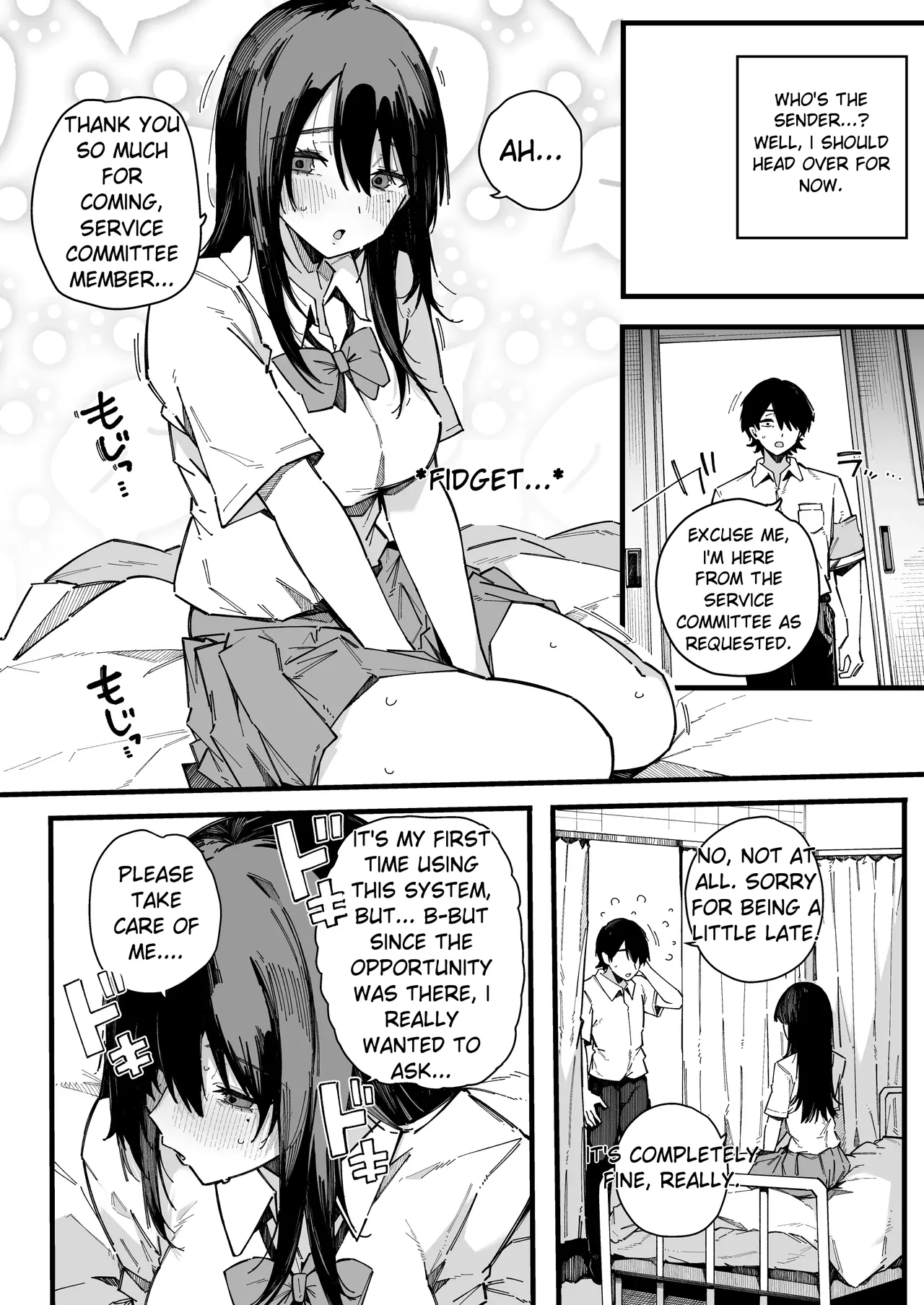 A story about how I ended up being in charge of satisfying the sexual desires of the female students at my new school. page 19