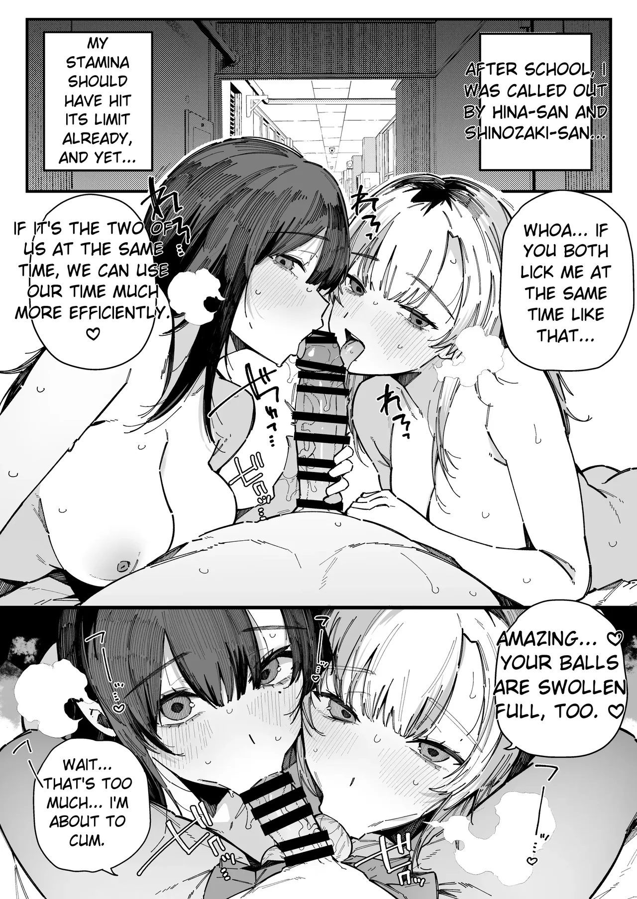A story about how I ended up being in charge of satisfying the sexual desires of the female students at my new school. page 53