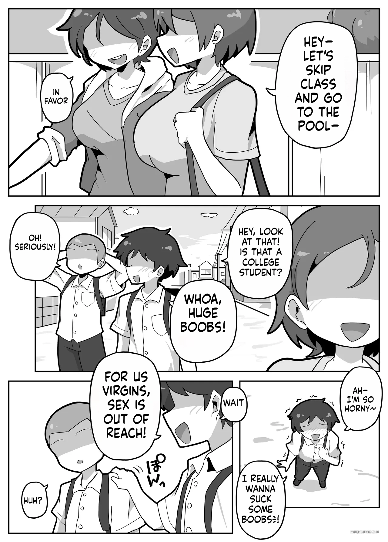 A story about joining in on a friend's family sex. page 1