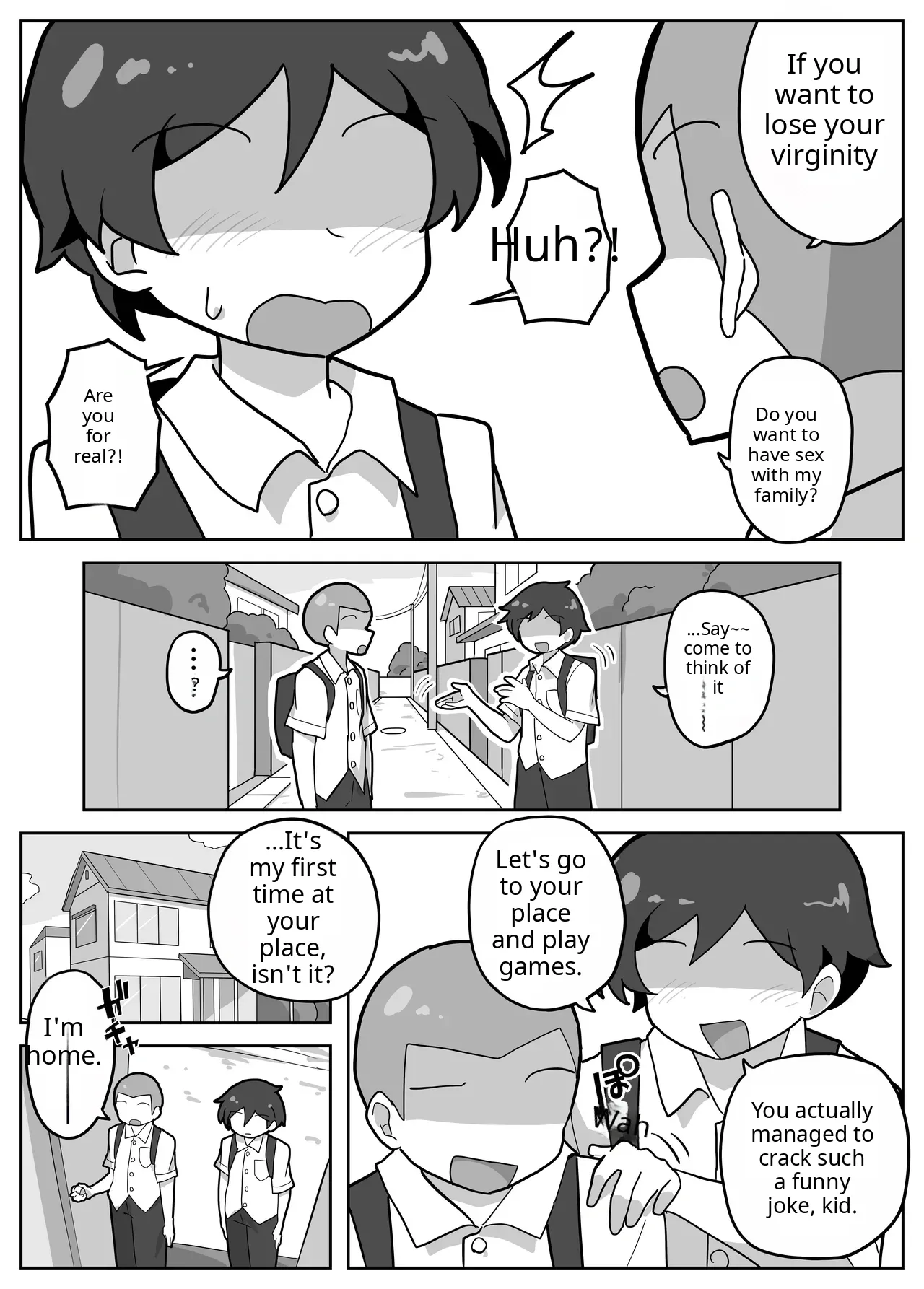 A story about joining in on a friend's family sex. page 3