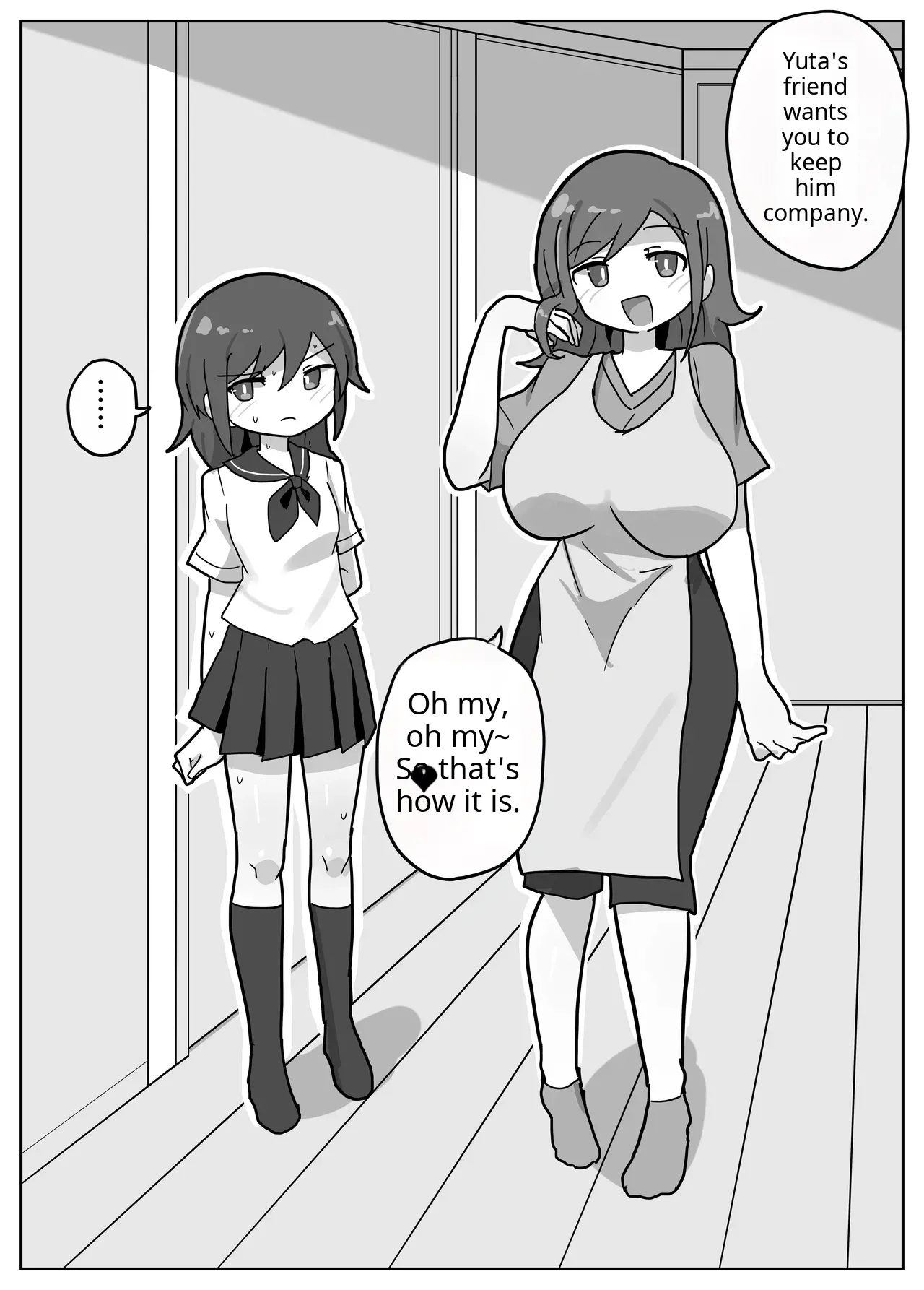 A story about joining in on a friend's family sex. page 6