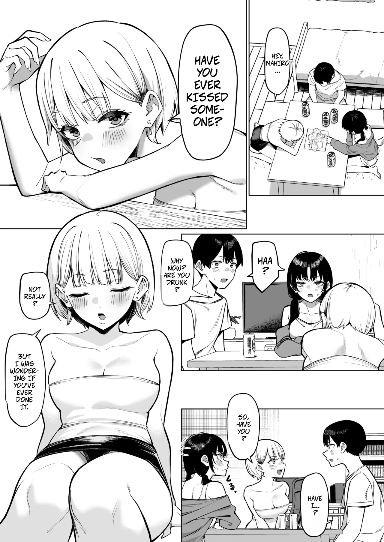 A Story About Kissing 2 Female Friends page 2