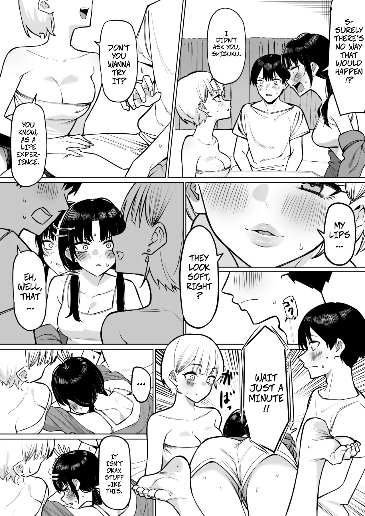 A Story About Kissing 2 Female Friends page 5