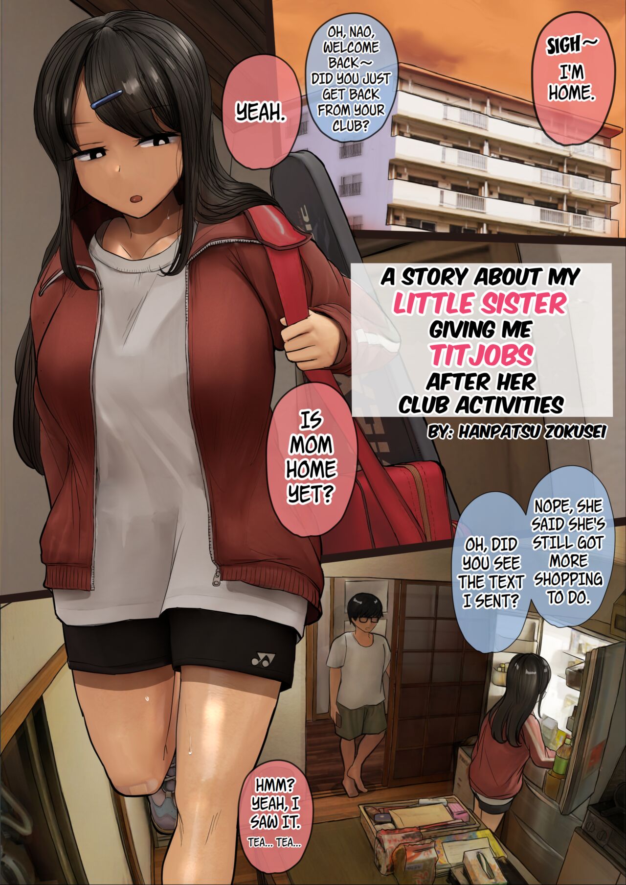 A Story About My Little Sister Giving Me Titjobs After Her Club Activities page 1