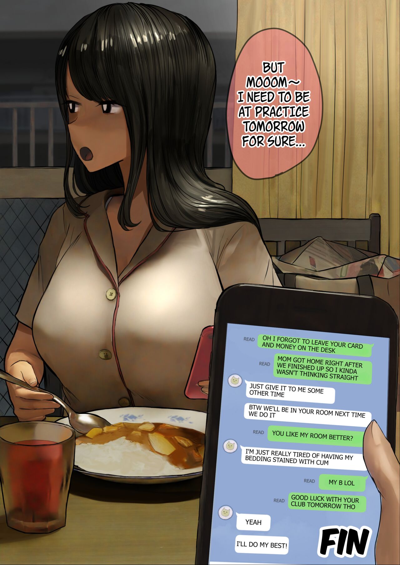 A Story About My Little Sister Giving Me Titjobs After Her Club Activities page 20