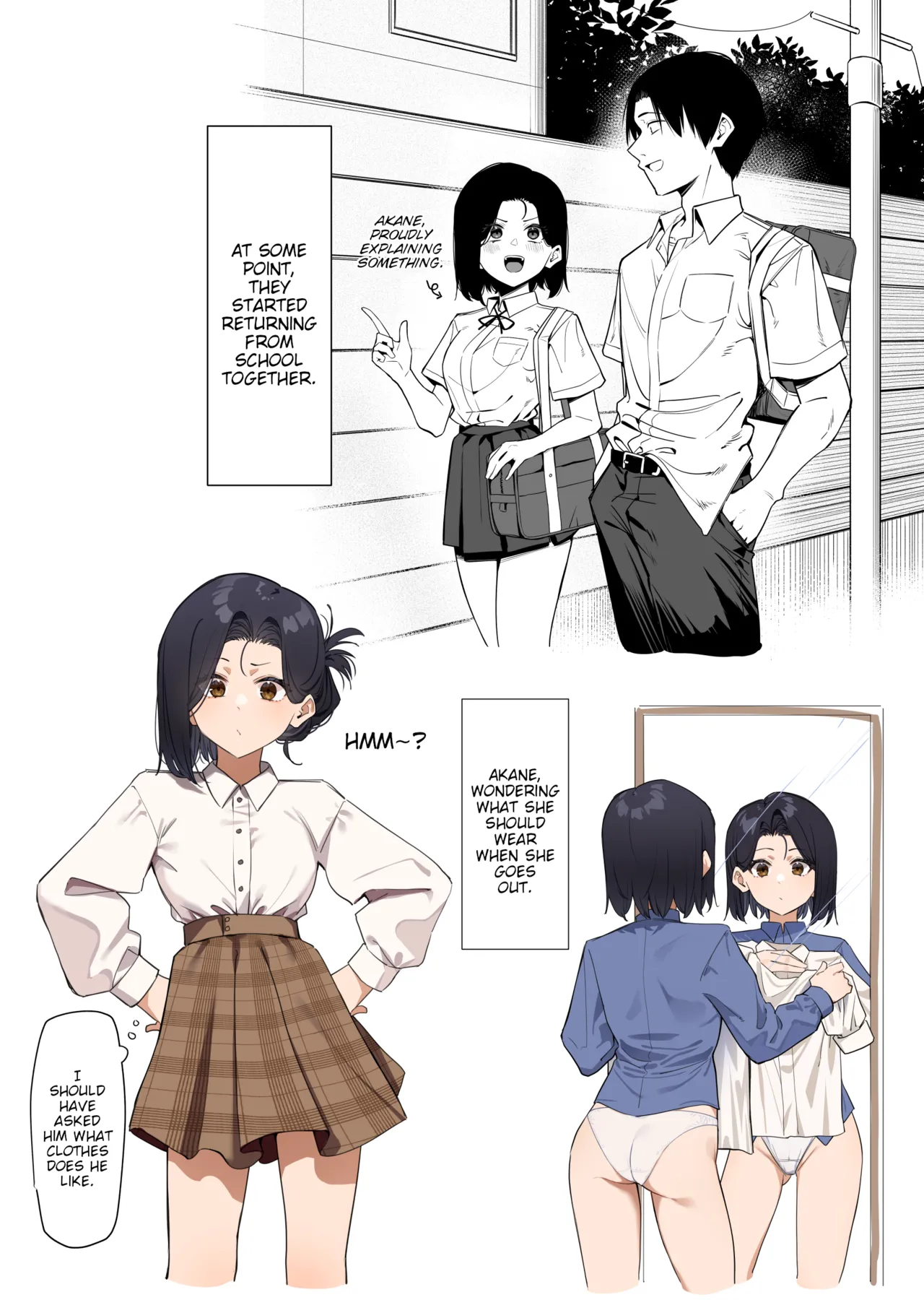 A Story About Showing My Masturbation To An Honor Student [Ongoing]. page 56