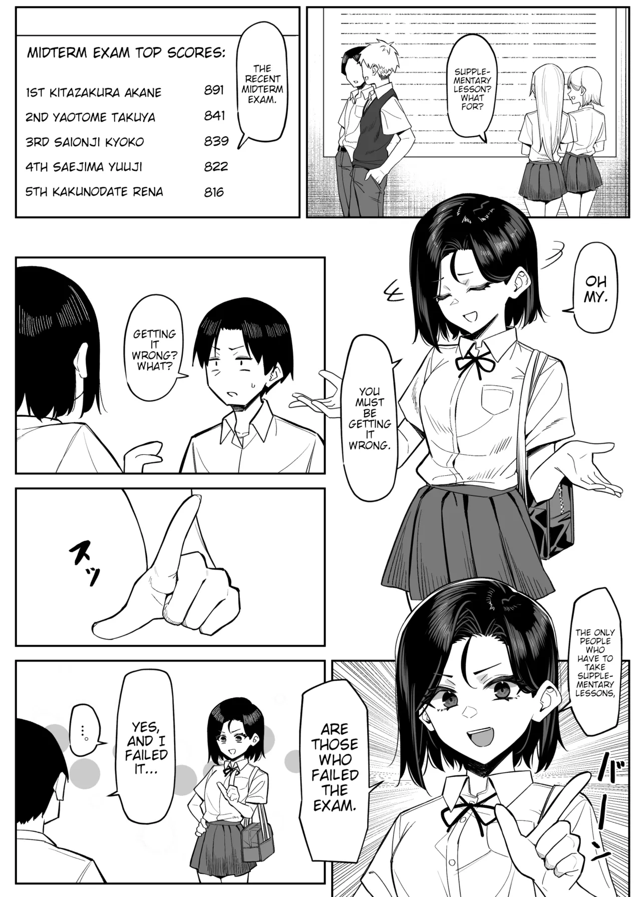 A Story About Showing My Masturbation To An Honor Student [Ongoing]. page 80