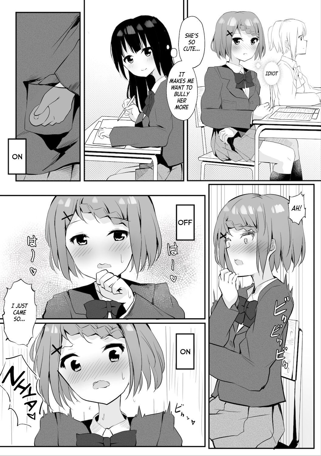 A Story About Tied Up Lesbian Sex in Return for Vibrator Play in the Middle of Class page 11
