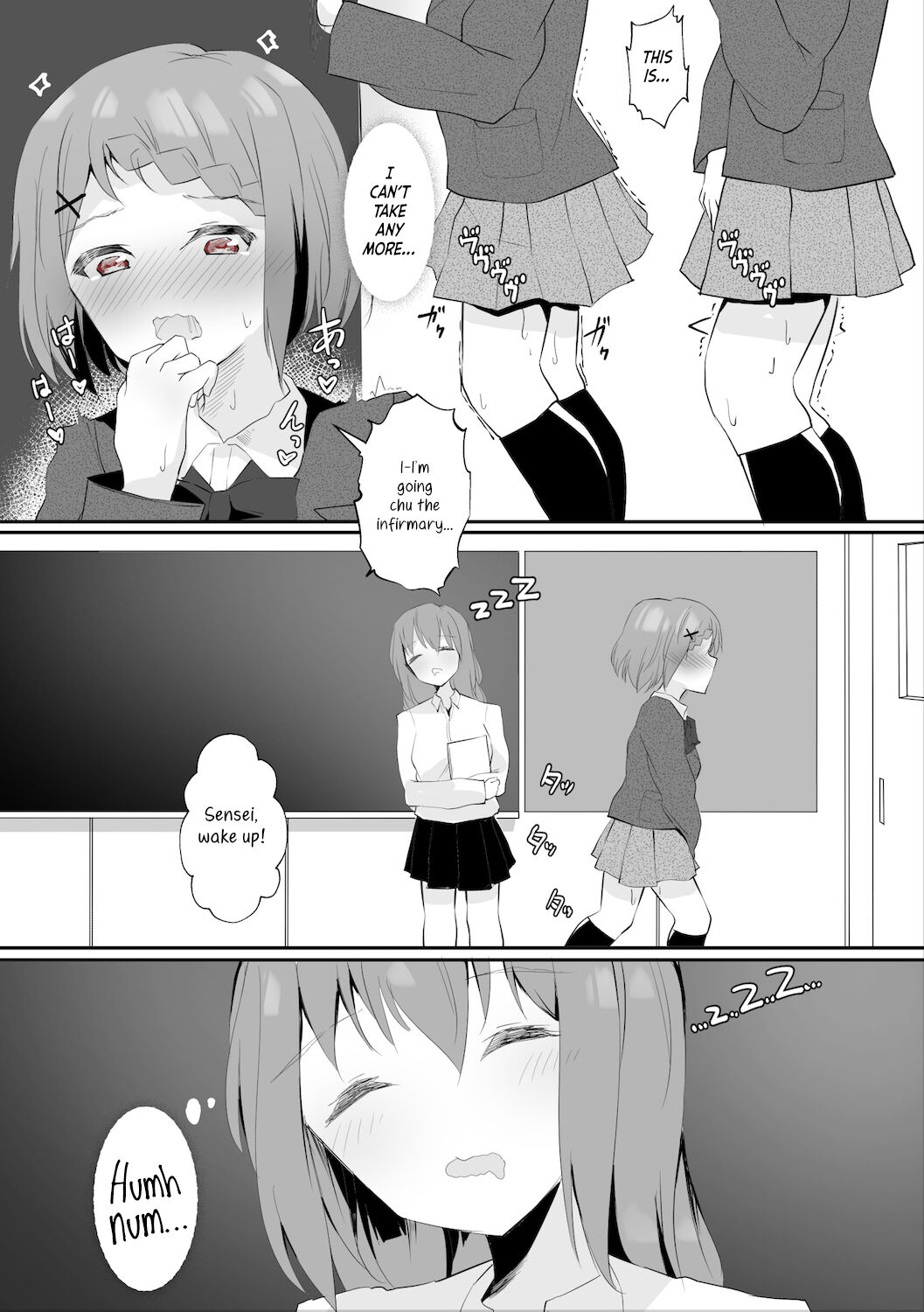 A Story About Tied Up Lesbian Sex in Return for Vibrator Play in the Middle of Class page 19