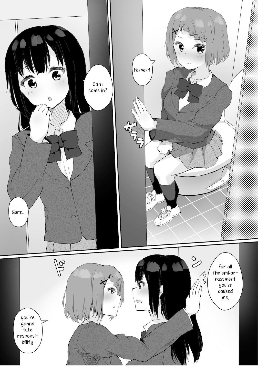 A Story About Tied Up Lesbian Sex in Return for Vibrator Play in the Middle of Class page 22