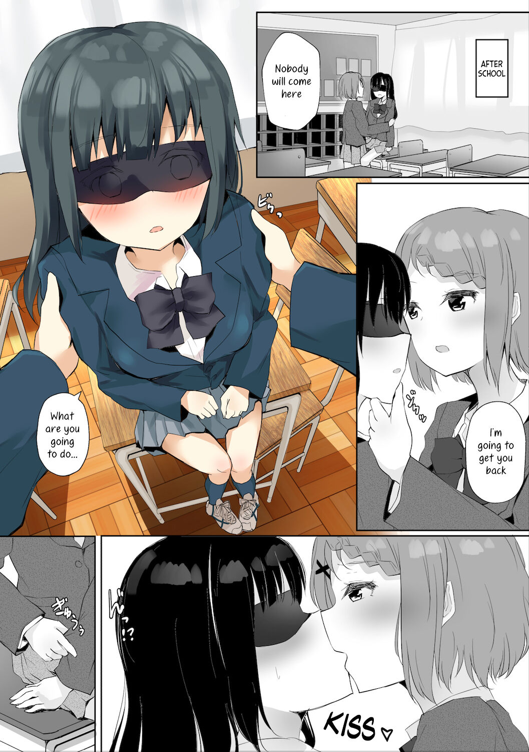 A Story About Tied Up Lesbian Sex in Return for Vibrator Play in the Middle of Class page 23
