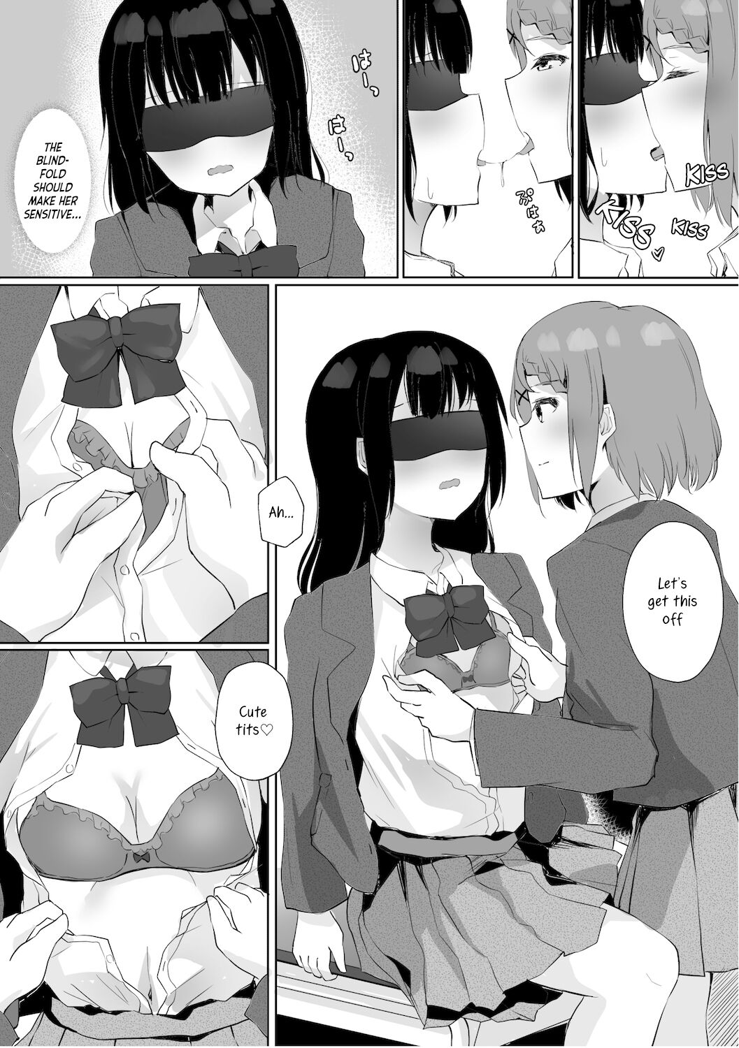 A Story About Tied Up Lesbian Sex in Return for Vibrator Play in the Middle of Class page 24