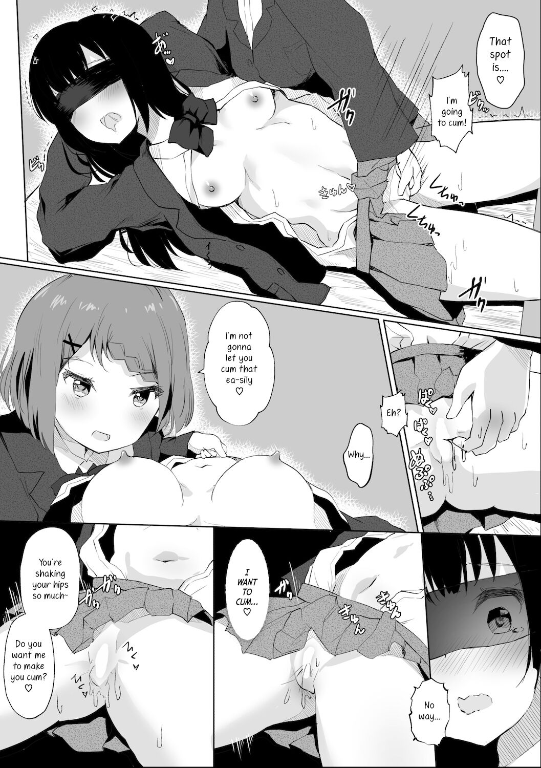 A Story About Tied Up Lesbian Sex in Return for Vibrator Play in the Middle of Class page 32