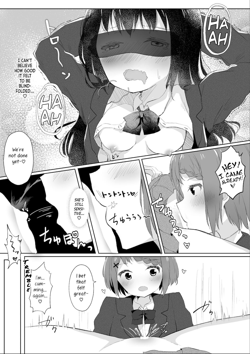 A Story About Tied Up Lesbian Sex in Return for Vibrator Play in the Middle of Class page 42