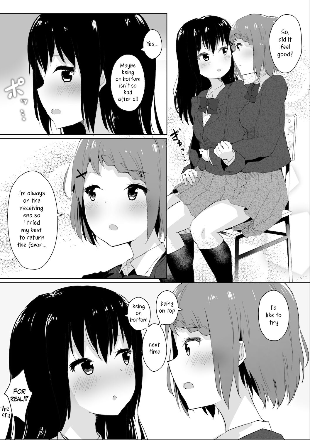 A Story About Tied Up Lesbian Sex in Return for Vibrator Play in the Middle of Class page 43