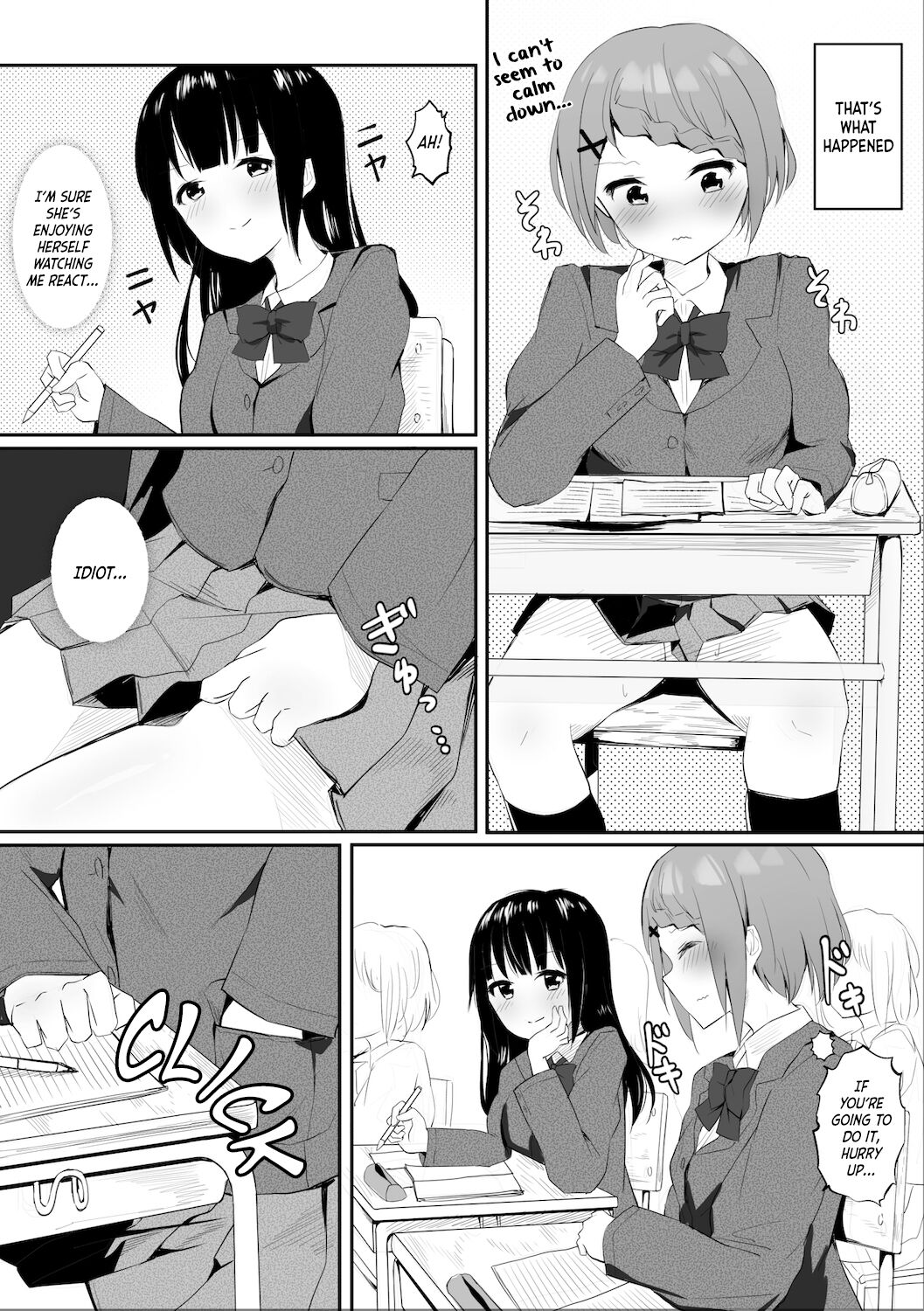 A Story About Tied Up Lesbian Sex in Return for Vibrator Play in the Middle of Class page 5