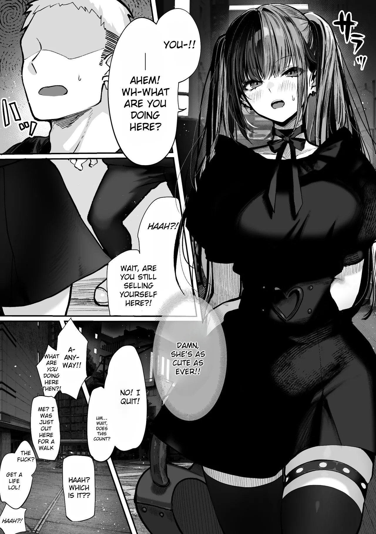 A Story about Trapping a Promiscuous Gyaru in That Kind of Situation page 35