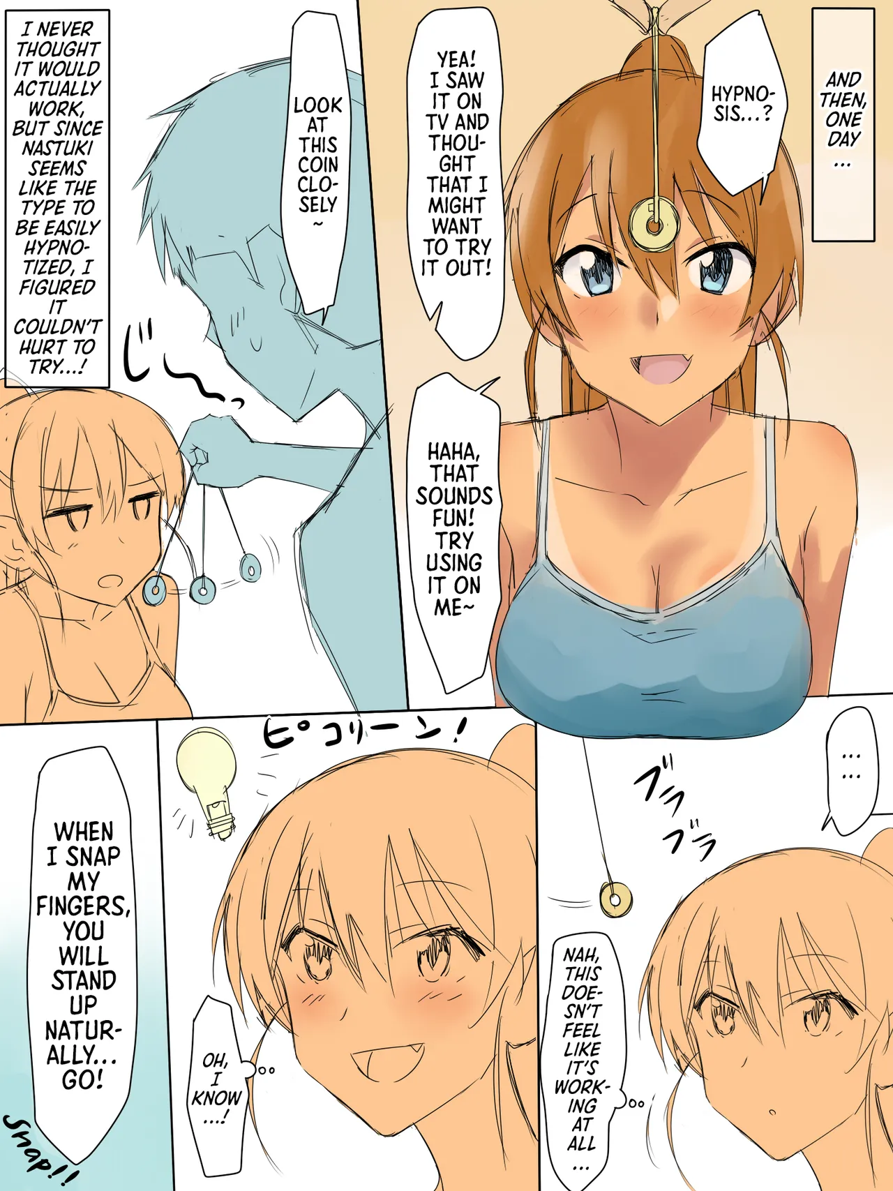 A Story About Using Hypnosis to Make the Childhood Friend Who Was Like an Older Brother to Me into My Lover page 3