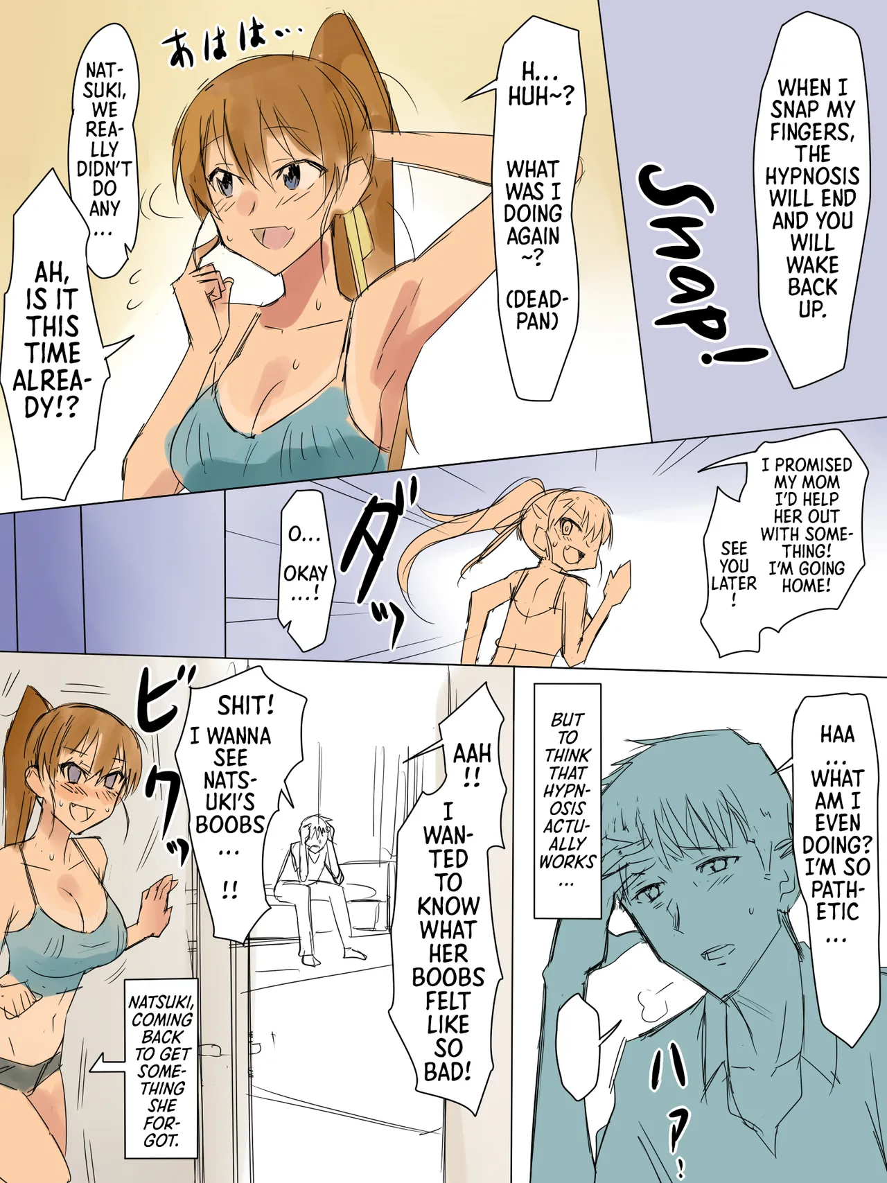 A Story About Using Hypnosis to Make the Childhood Friend Who Was Like an Older Brother to Me into My Lover page 9