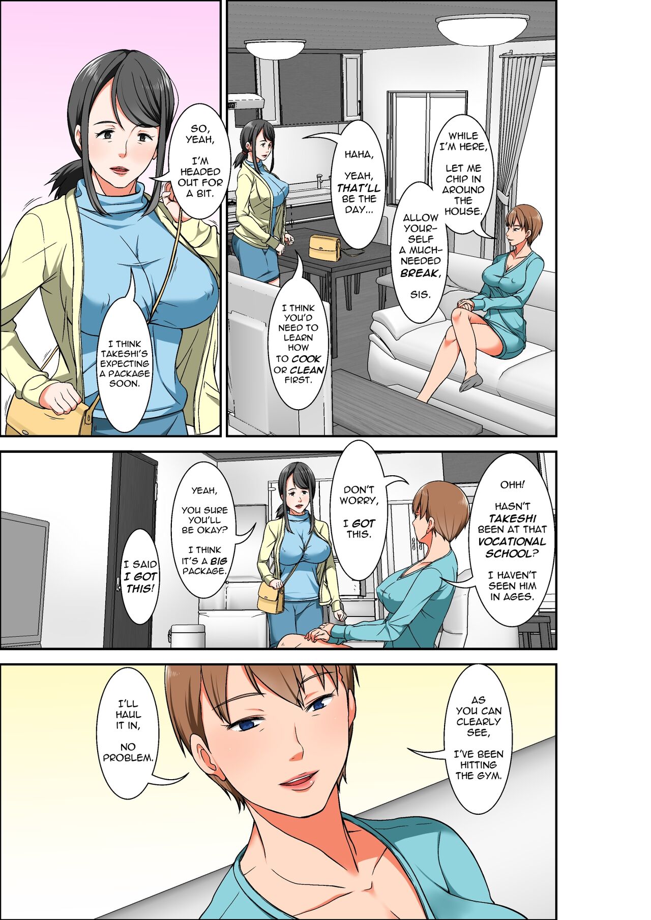 A story of how I paid for sex with mom, but got my hypersensitive aunt instead page 3