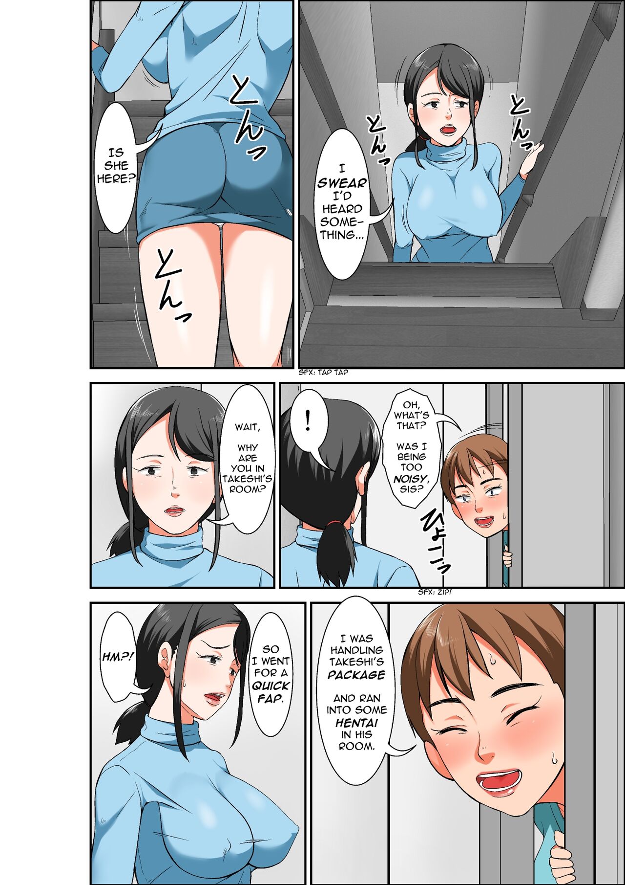 A story of how I paid for sex with mom, but got my hypersensitive aunt instead page 42