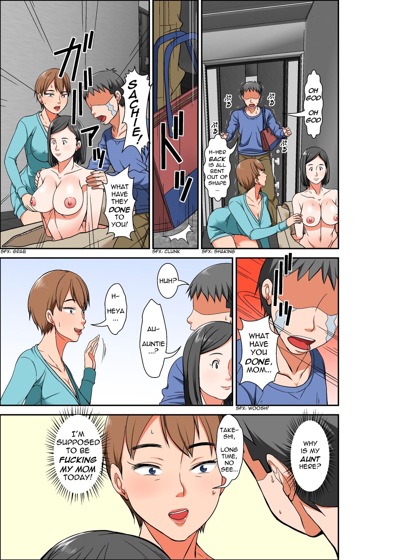 A story of how I paid for sex with mom, but got my hypersensitive aunt instead page 7
